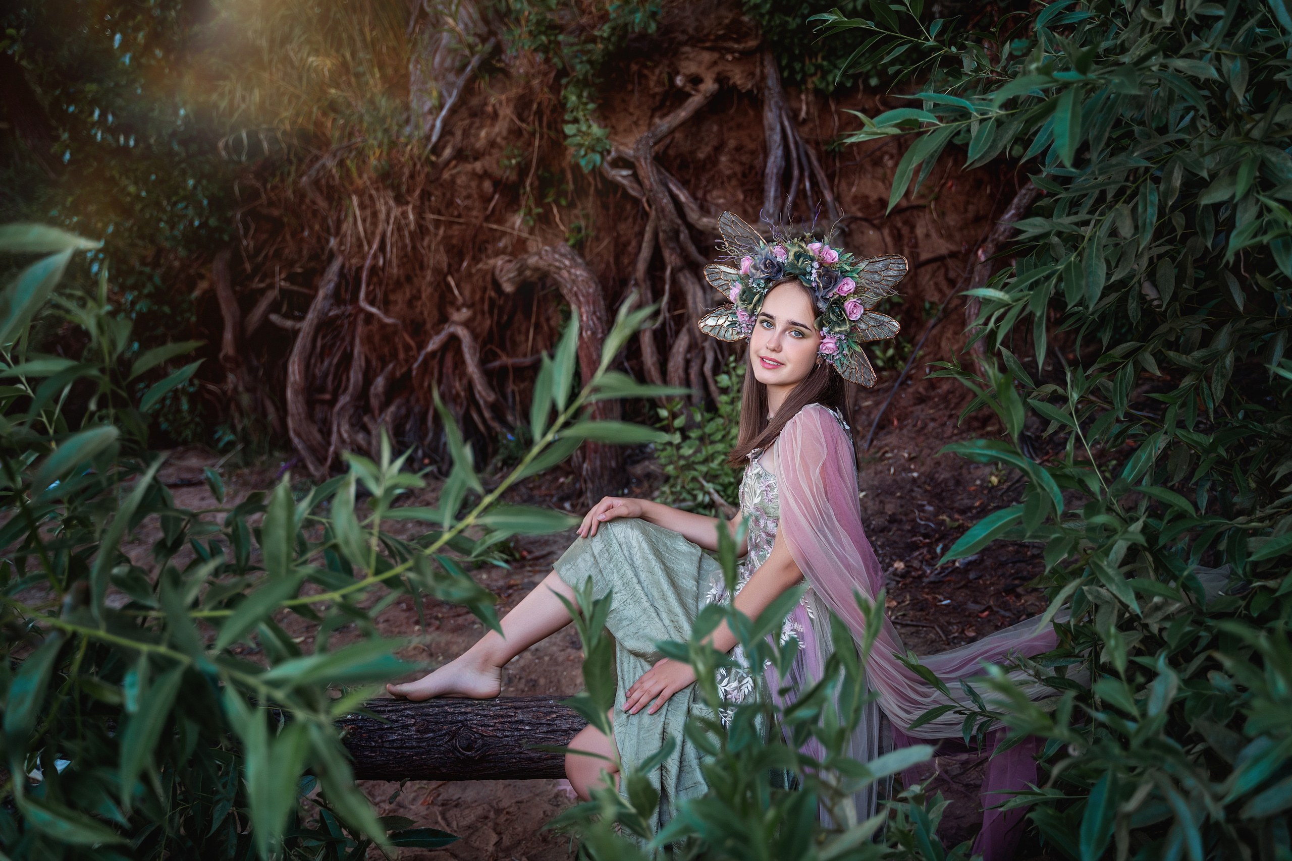 Костюмированная съёмка от группы FotoMix в стиле «ЛЕСНАЯ ФЕЯ». Свадебный и семейный фотограф Ольга Батова в Ярославле