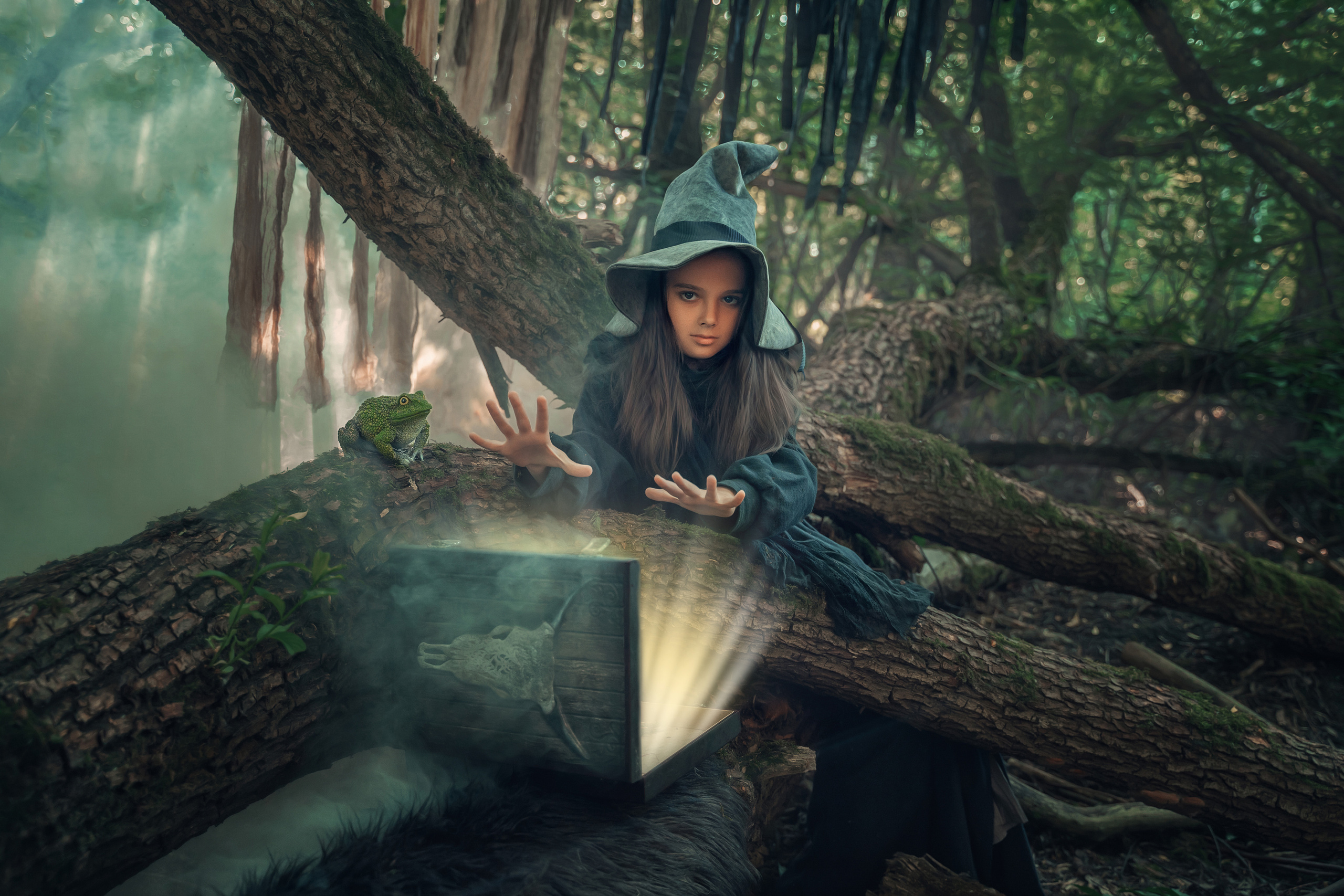 Костюмированная съёмка от группы FotoMix в стиле «Ведьмочка». Свадебный и семейный фотограф Ольга Батова в Ярославле