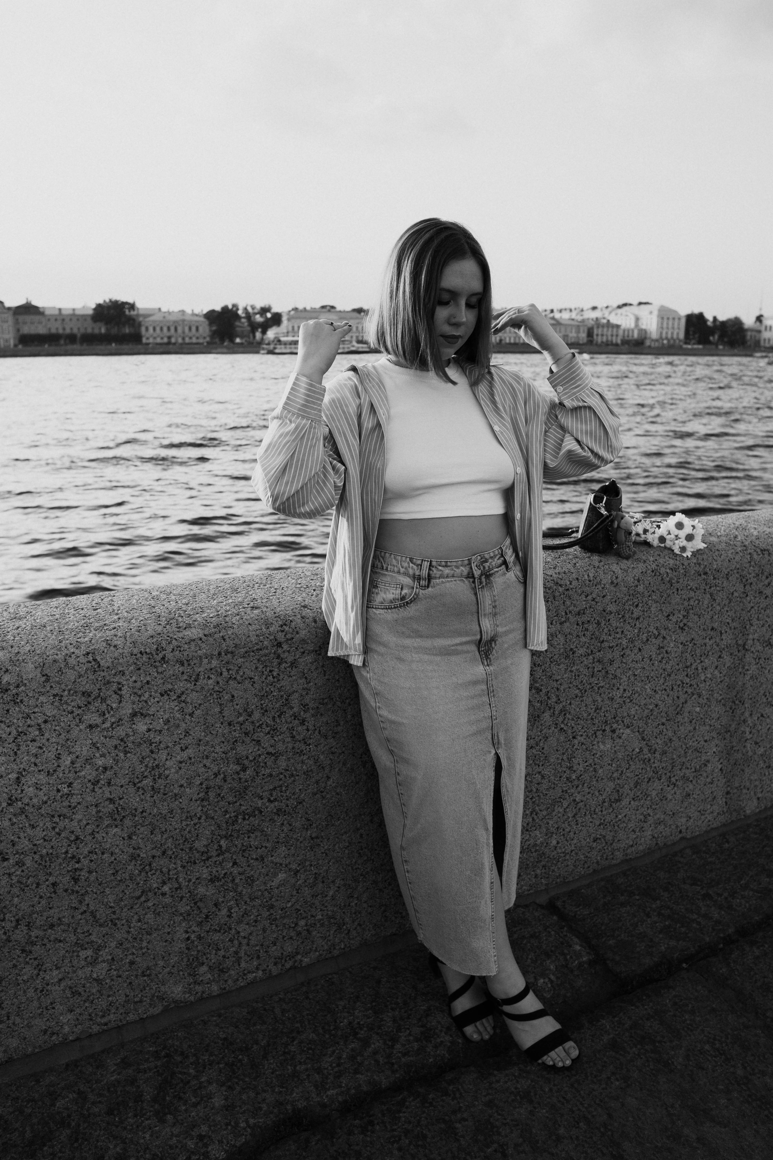 Виктория, ромашки и летний закат. Фотограф в Санкт-Петербурге Головина Анастасия