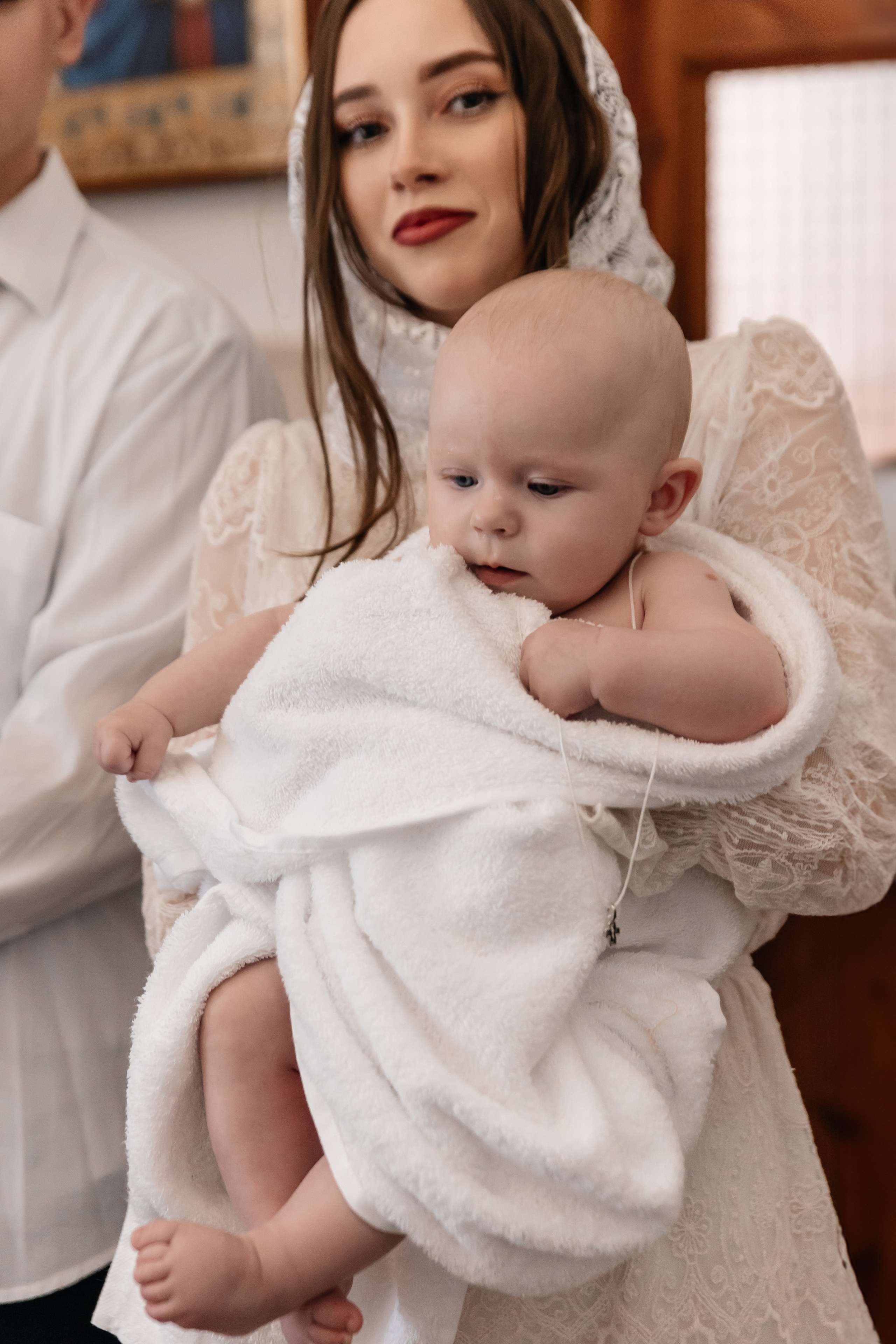 Крещение Адель. Семейный фотограф Минск Усова Ольга