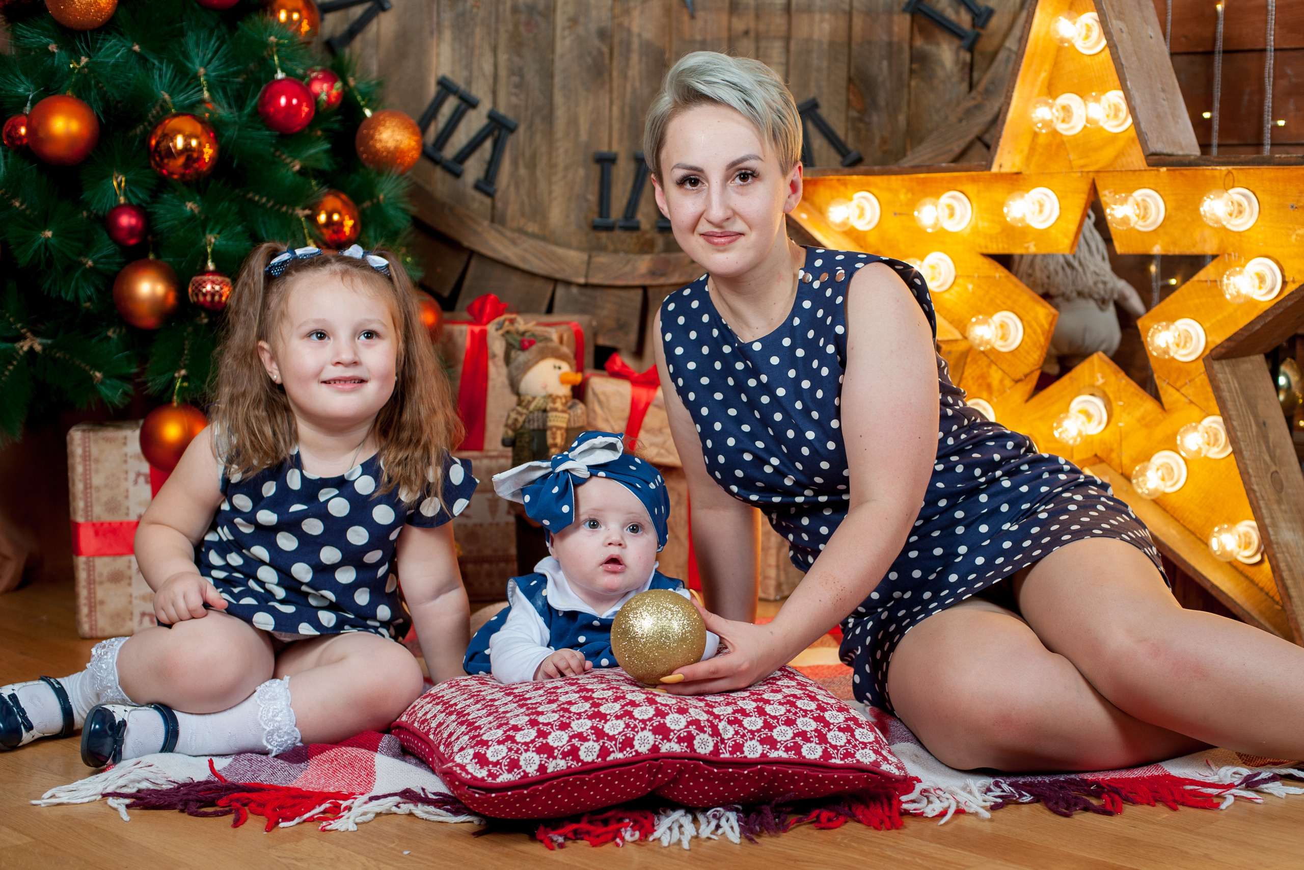 Семейная новогодняя фотосессия Татьяны. Детский фотограф