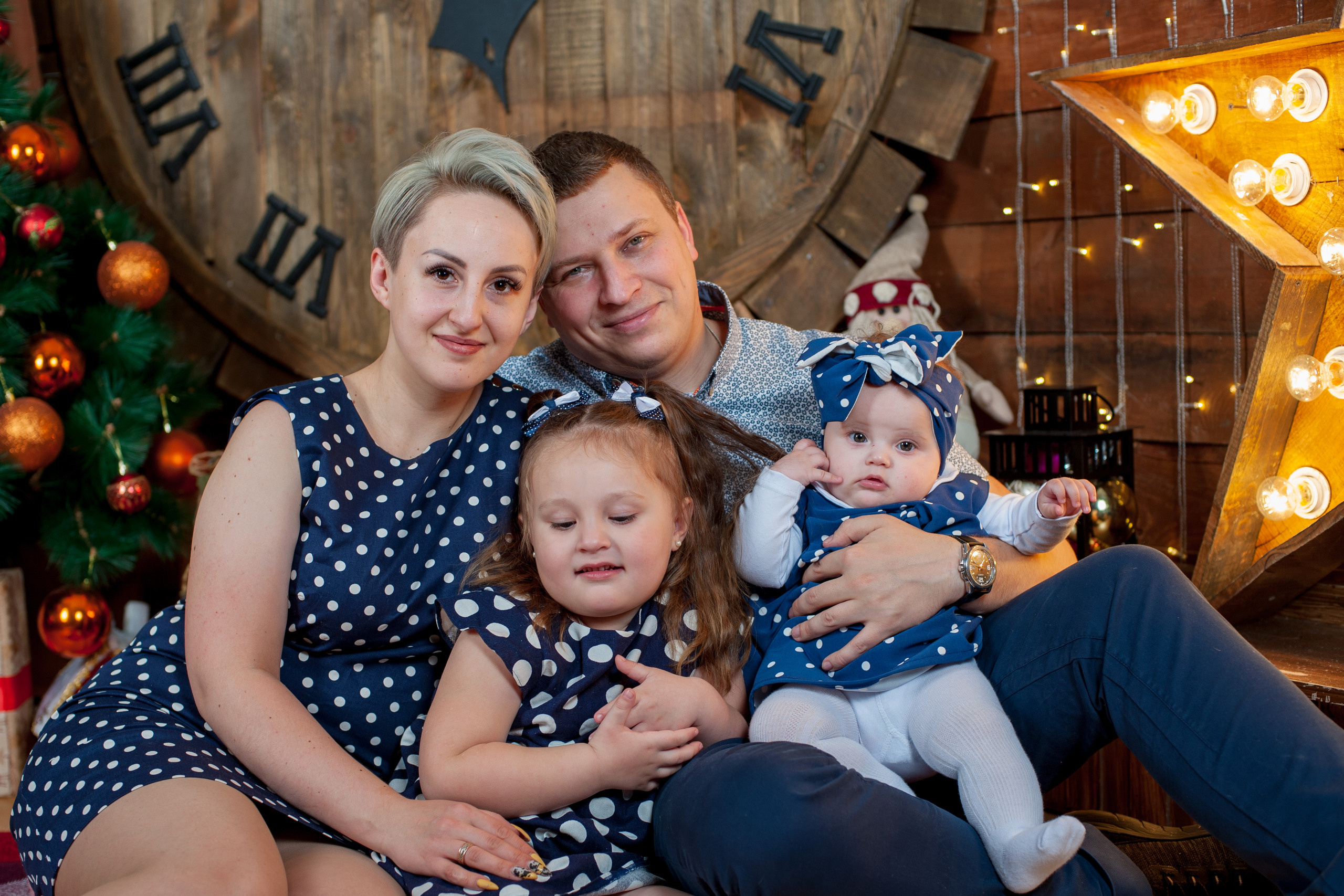 Семейная новогодняя фотосессия Татьяны. Детский фотограф