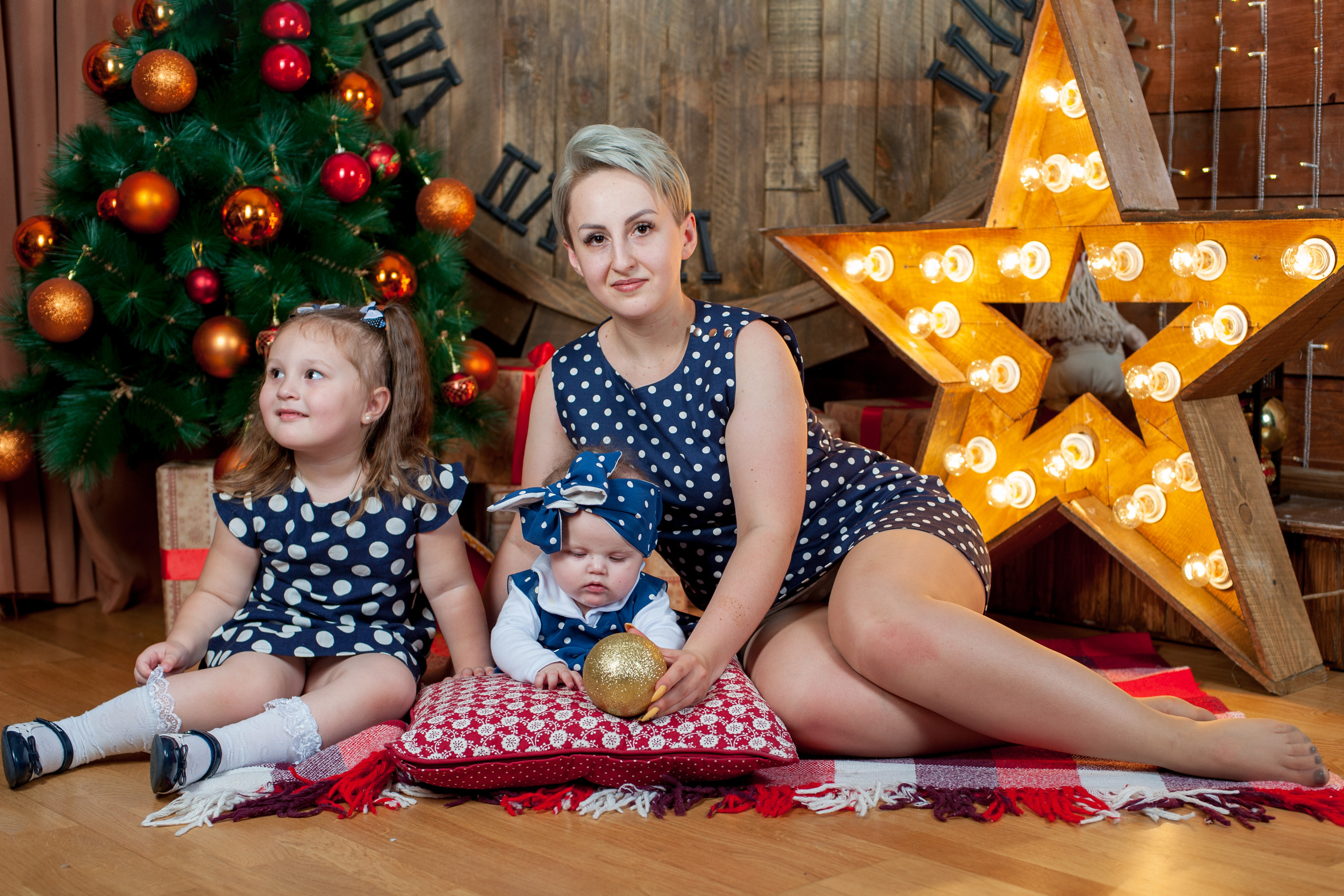 Семейная новогодняя фотосессия Татьяны. Детский фотограф