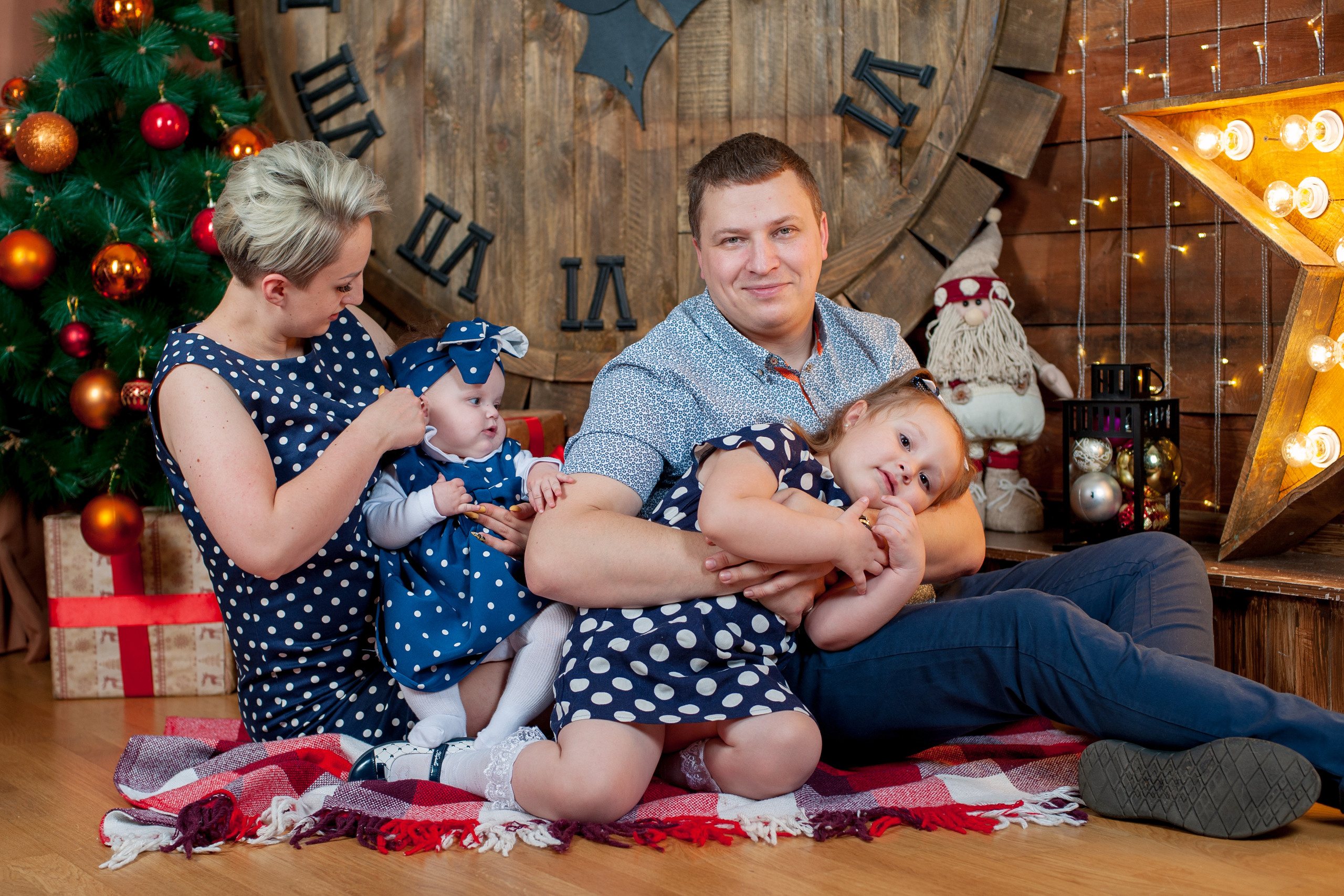 Семейная новогодняя фотосессия Татьяны. Детский фотограф