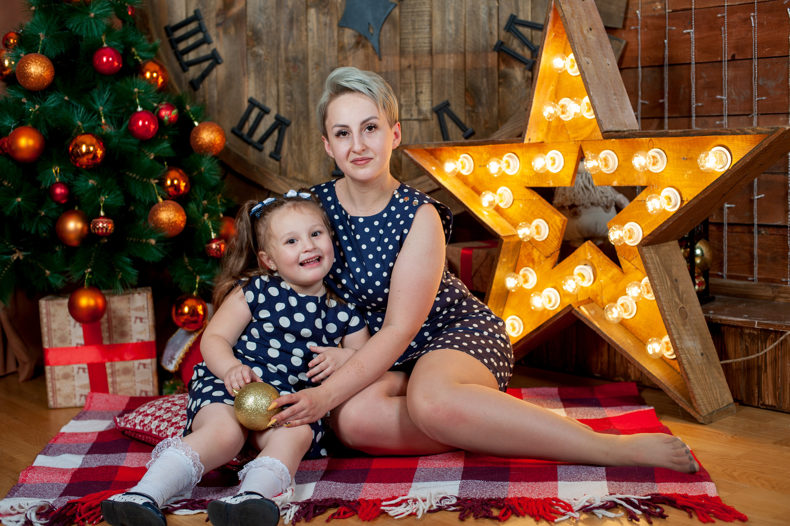 Семейная новогодняя фотосессия Татьяны. Детский фотограф
