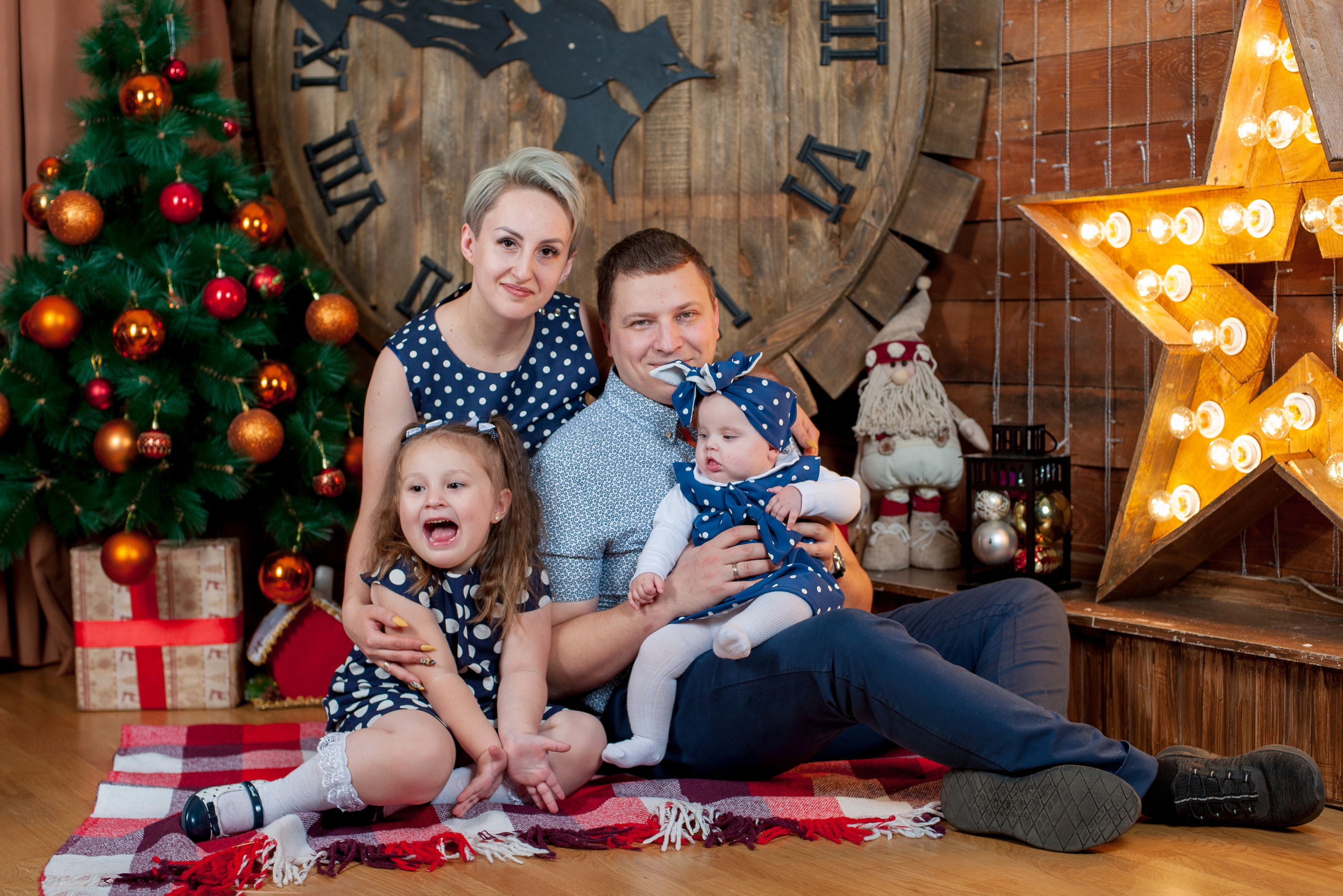 Семейная новогодняя фотосессия Татьяны. Детский фотограф