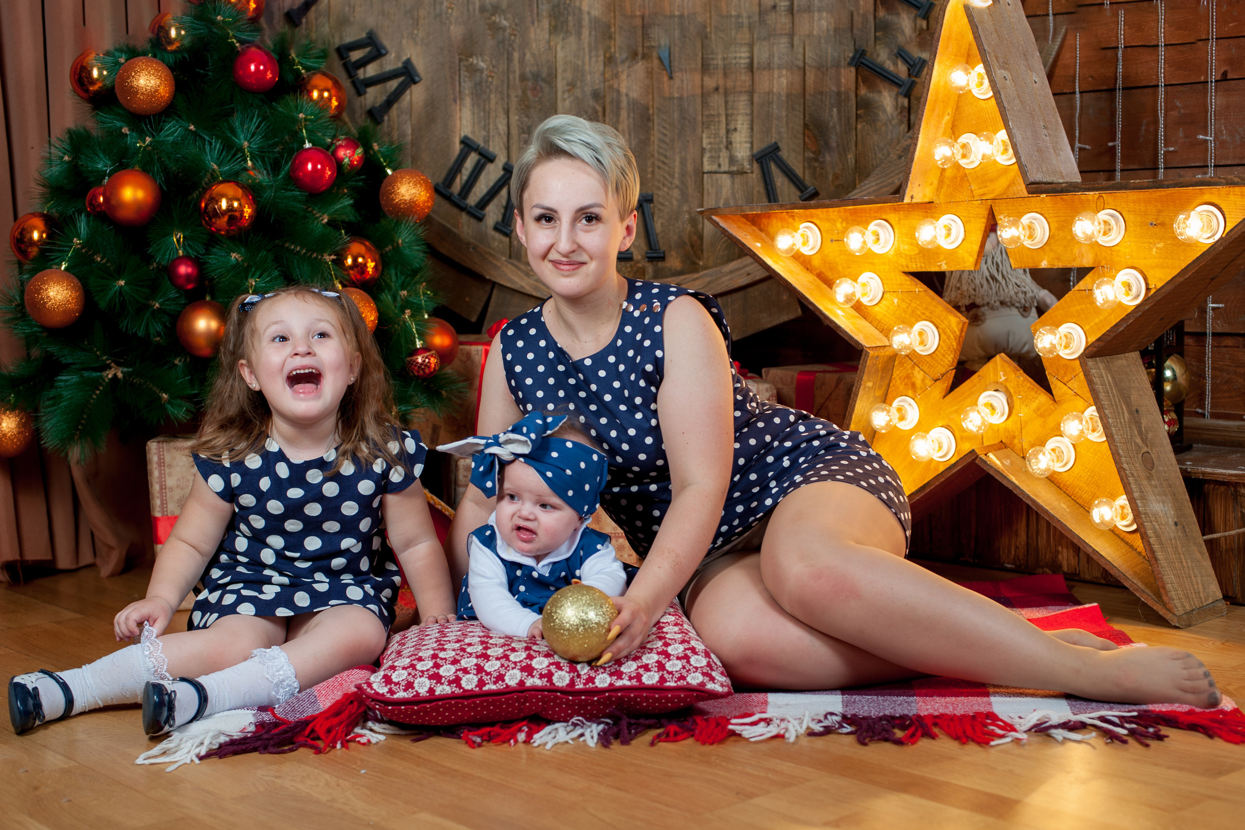 Семейная новогодняя фотосессия Татьяны. Детский фотограф