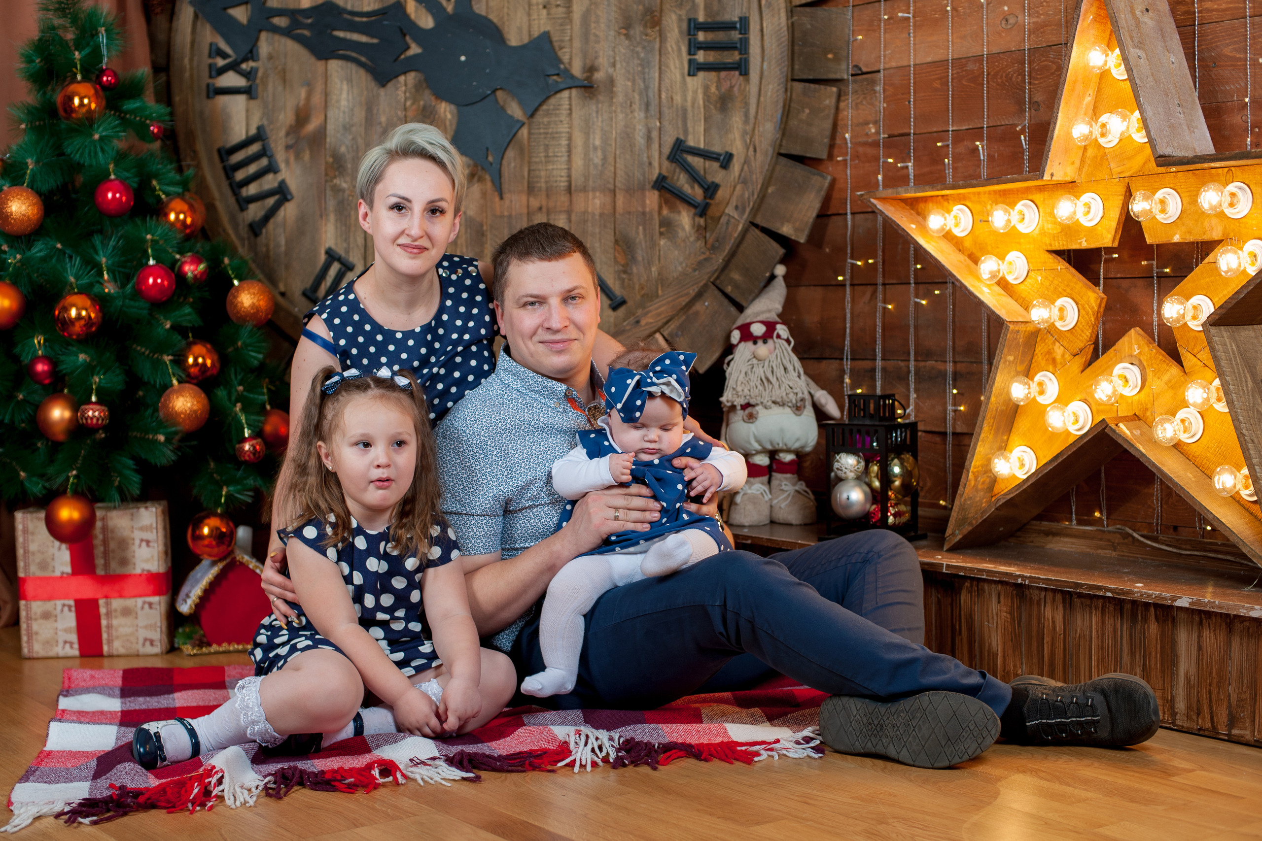 Семейная новогодняя фотосессия Татьяны. Детский фотограф