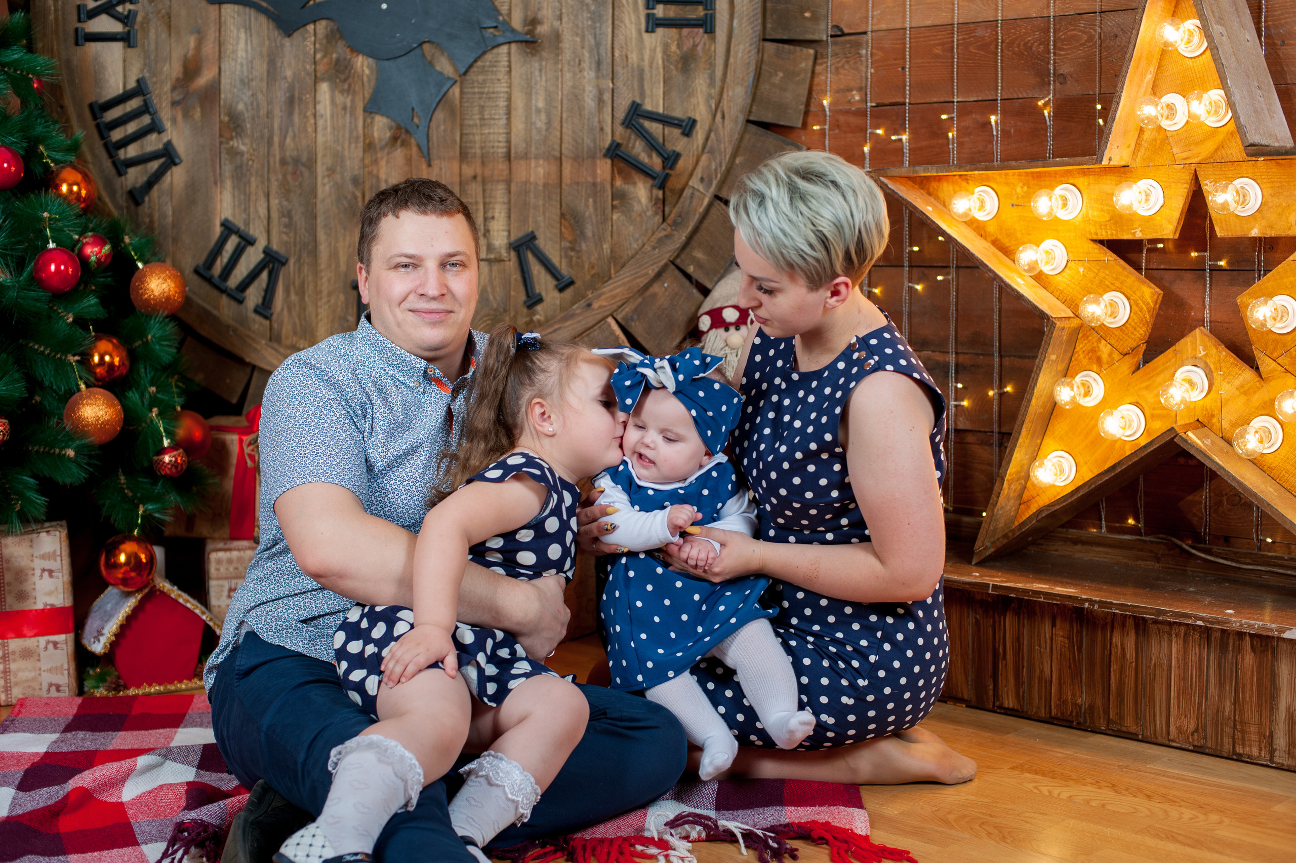 Семейная новогодняя фотосессия Татьяны. Детский фотограф