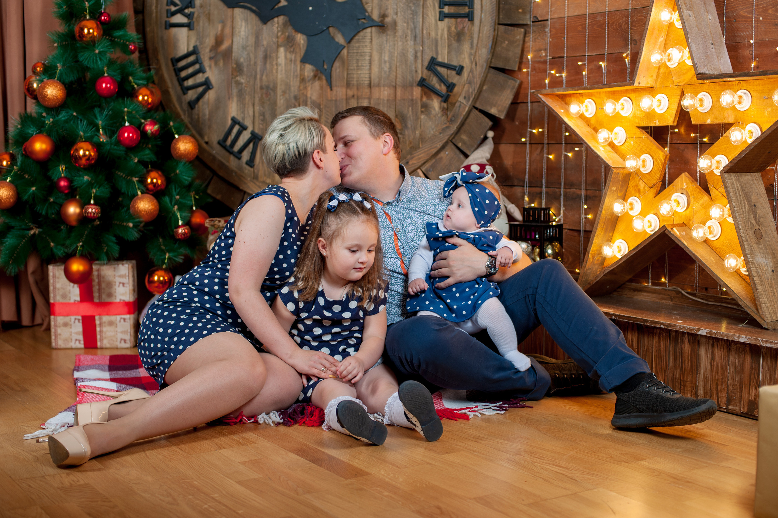 Семейная новогодняя фотосессия Татьяны. Детский фотограф