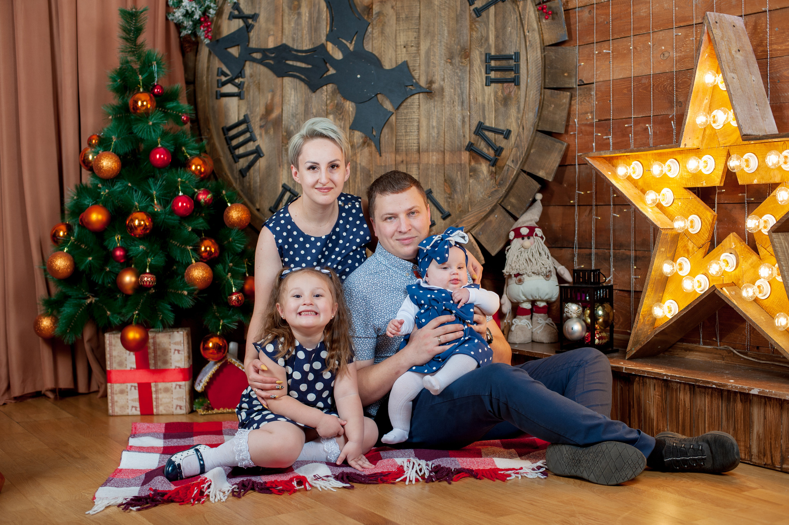 Семейная новогодняя фотосессия Татьяны. Детский фотограф