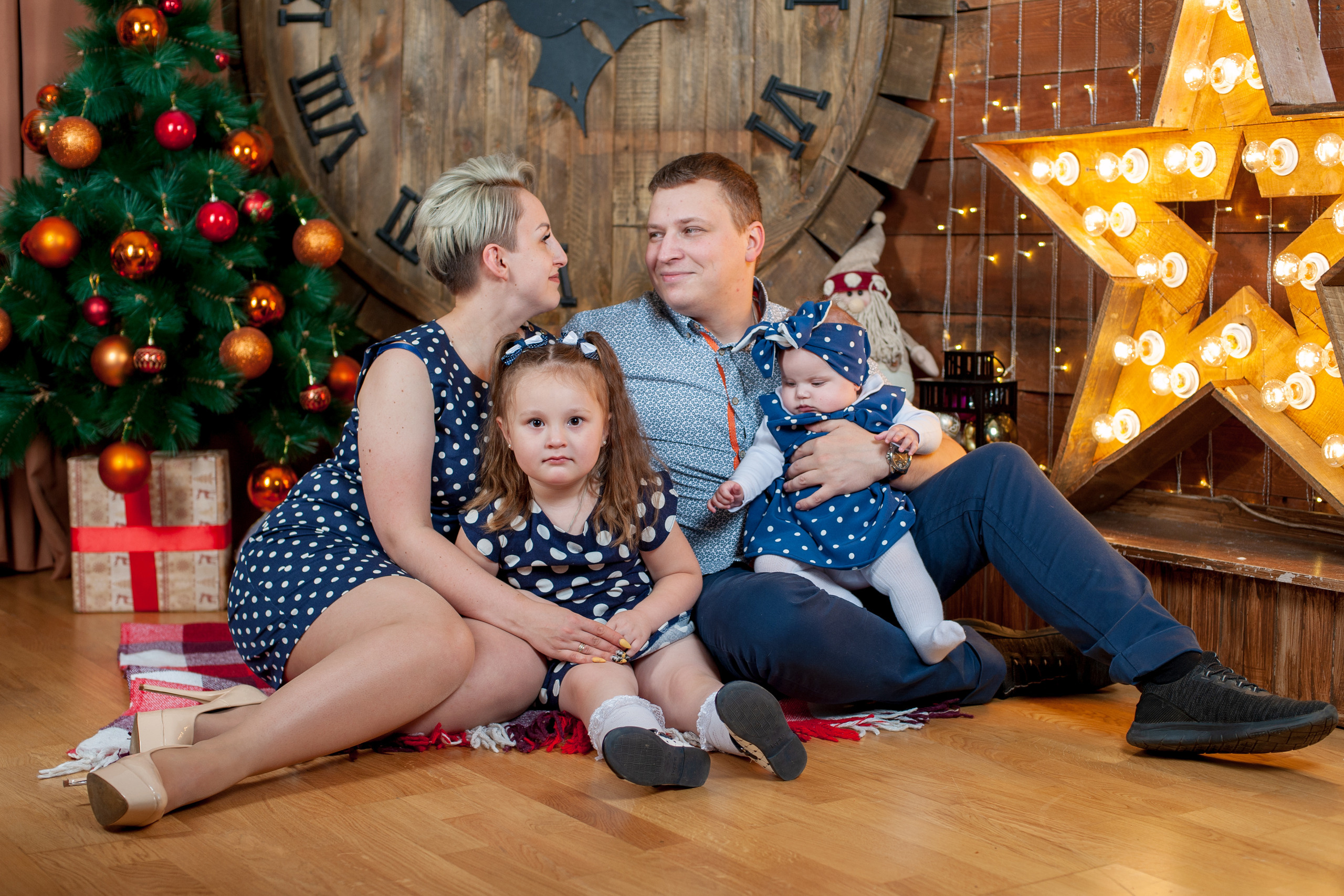 Семейная новогодняя фотосессия Татьяны. Детский фотограф