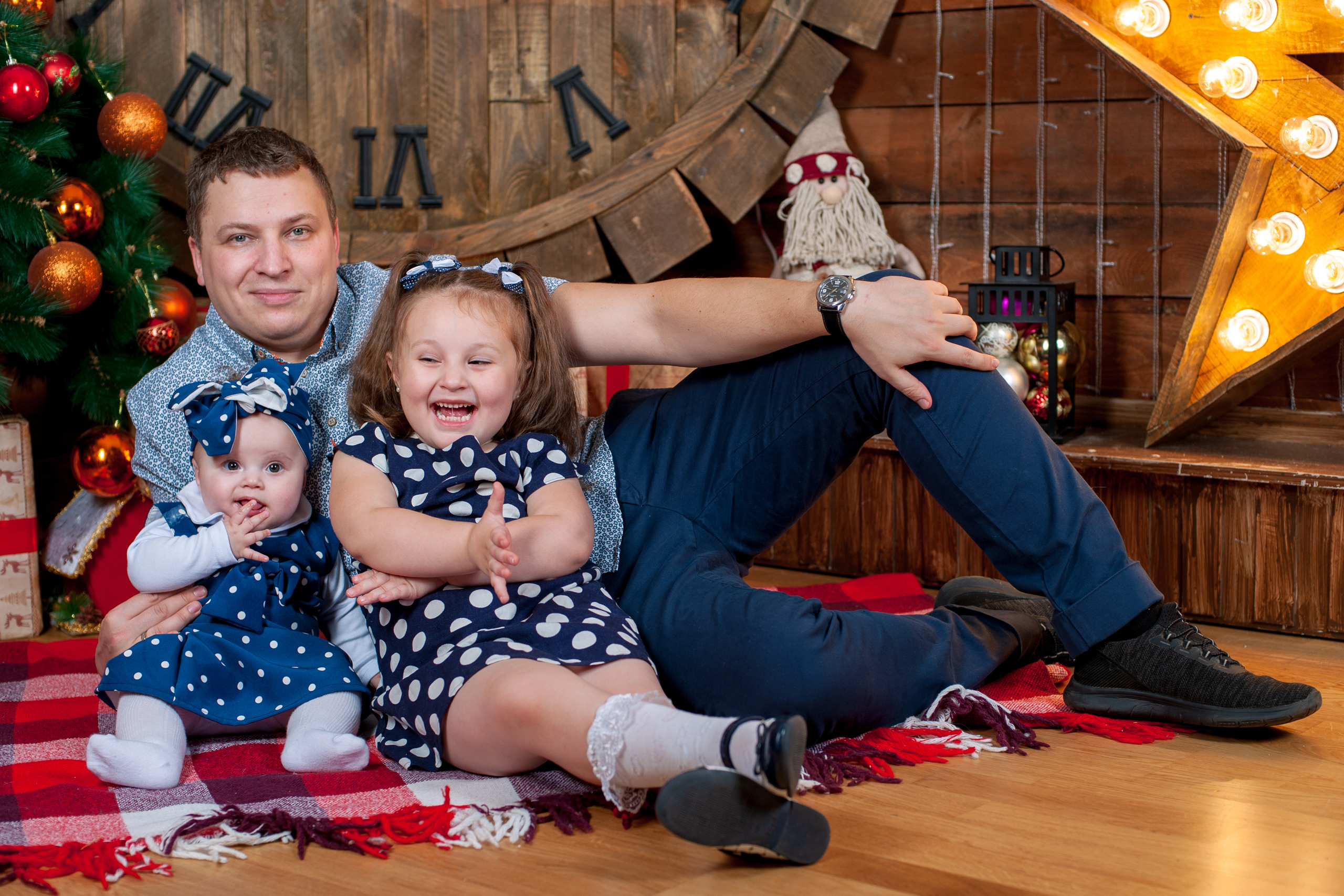 Семейная новогодняя фотосессия Татьяны. Детский фотограф