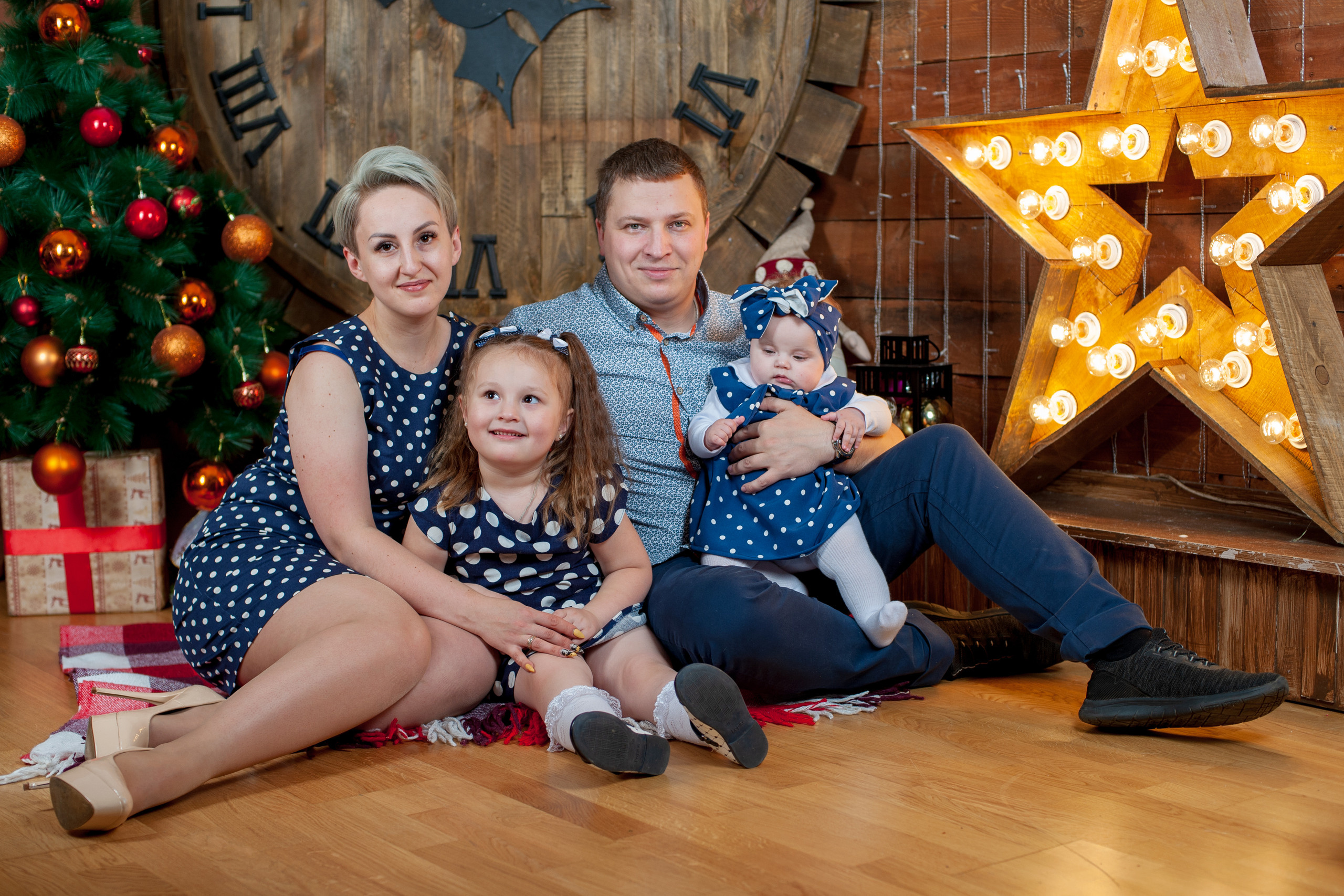 Семейная новогодняя фотосессия Татьяны. Детский фотограф