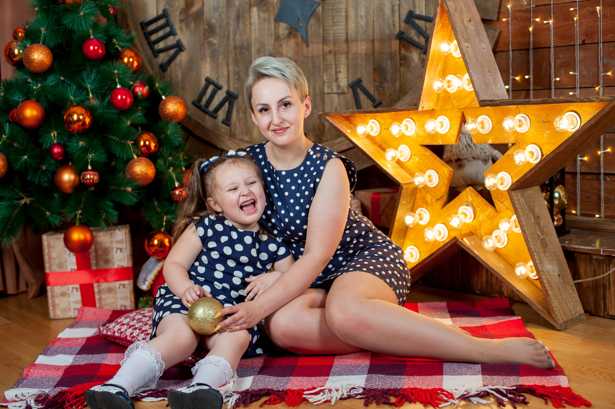 Семейная новогодняя фотосессия Татьяны. Детский фотограф