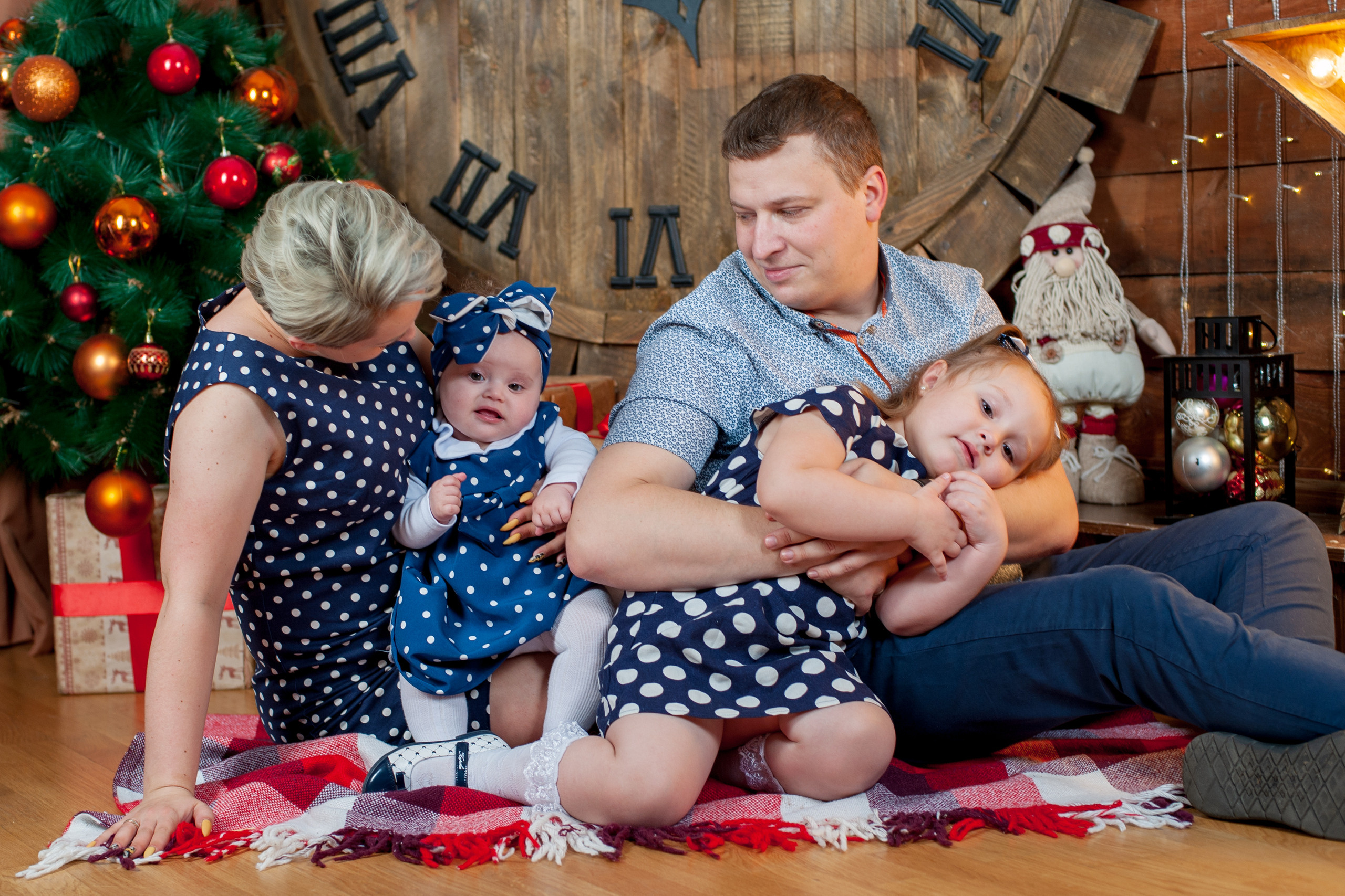 Семейная новогодняя фотосессия Татьяны. Детский фотограф