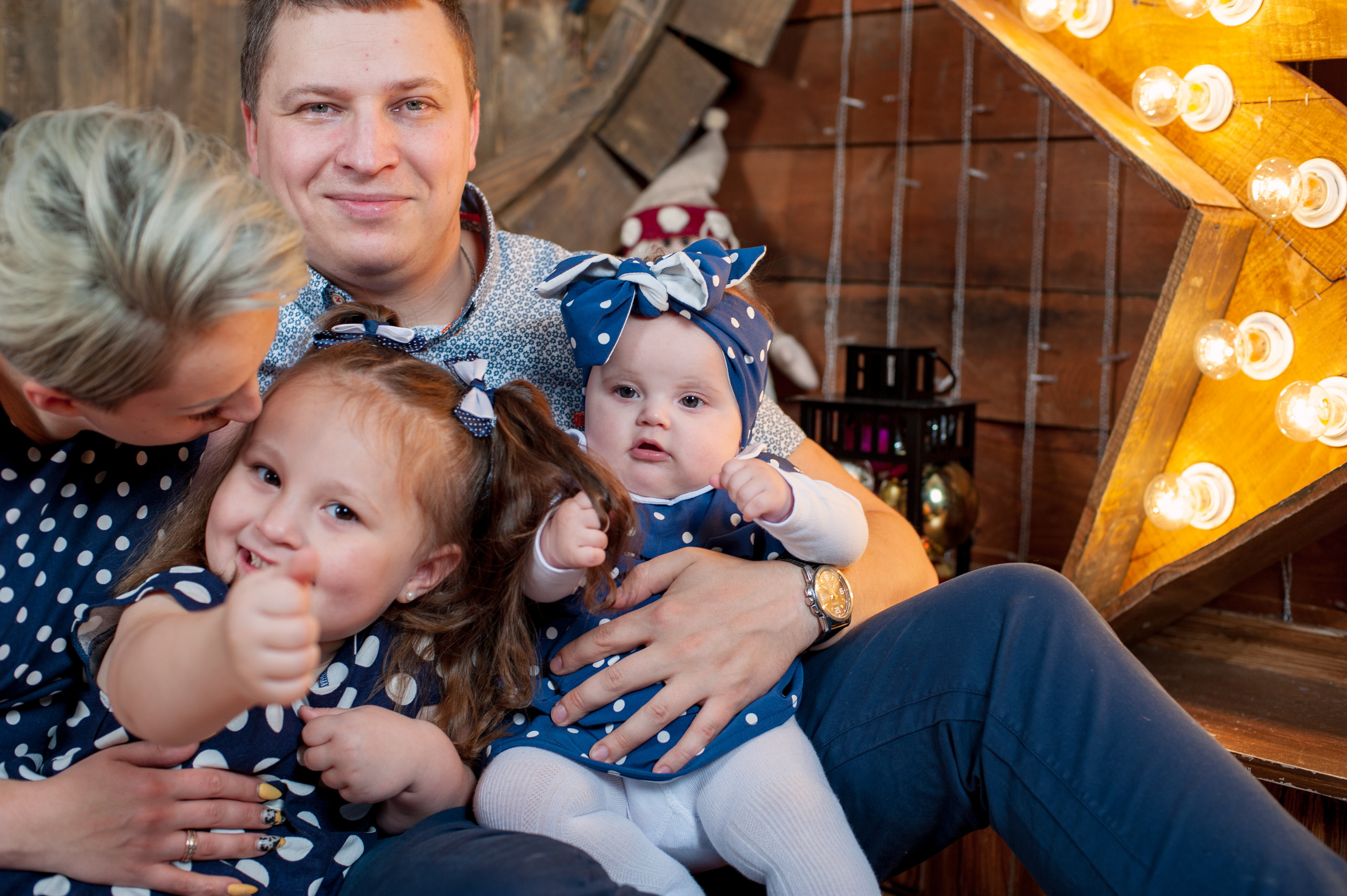 Семейная новогодняя фотосессия Татьяны. Детский фотограф