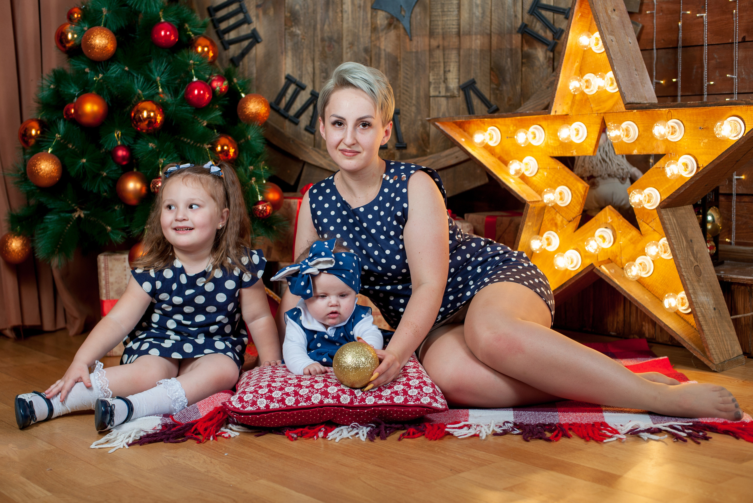 Семейная новогодняя фотосессия Татьяны. Детский фотограф