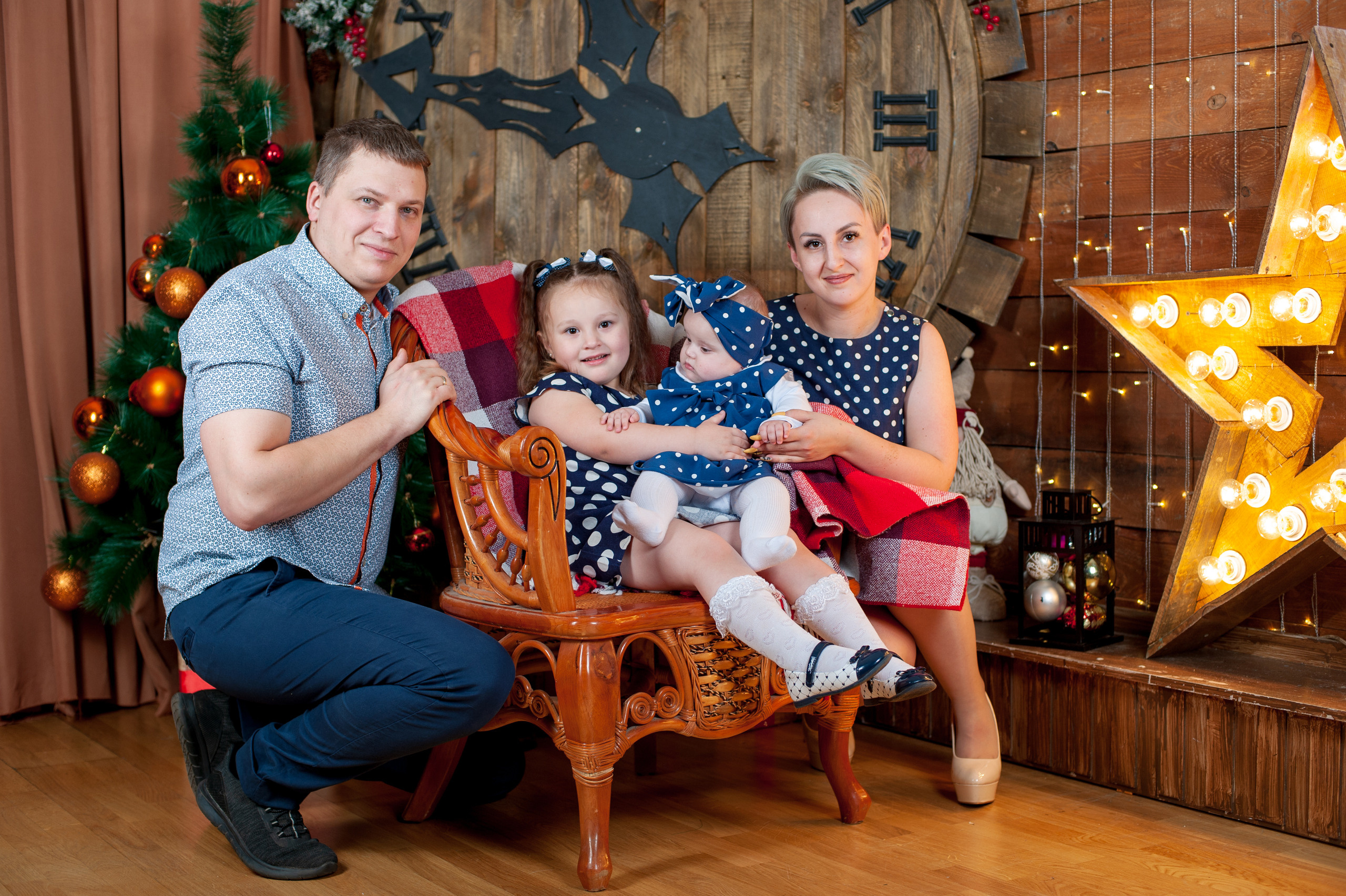 Семейная новогодняя фотосессия Татьяны. Детский фотограф