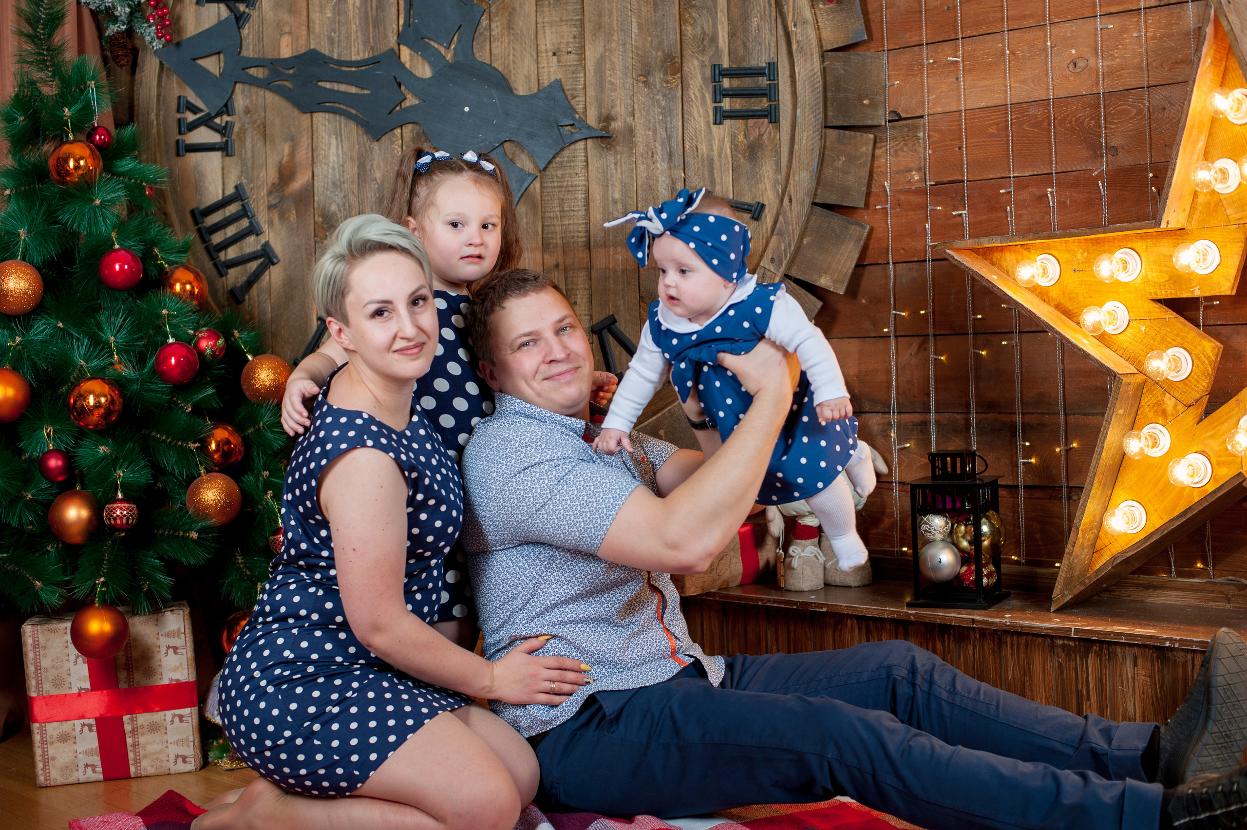 Семейная новогодняя фотосессия Татьяны. Детский фотограф