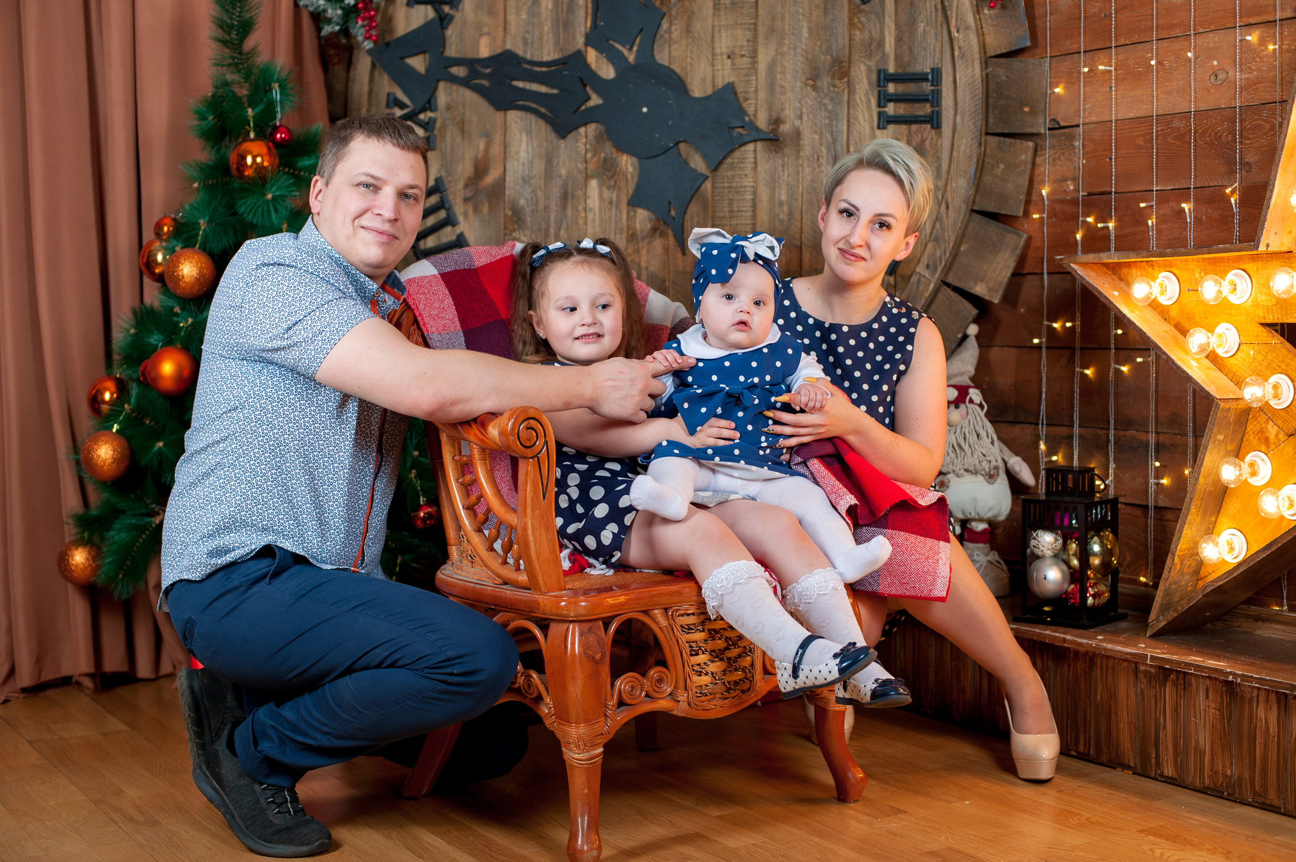 Семейная новогодняя фотосессия Татьяны. Детский фотограф