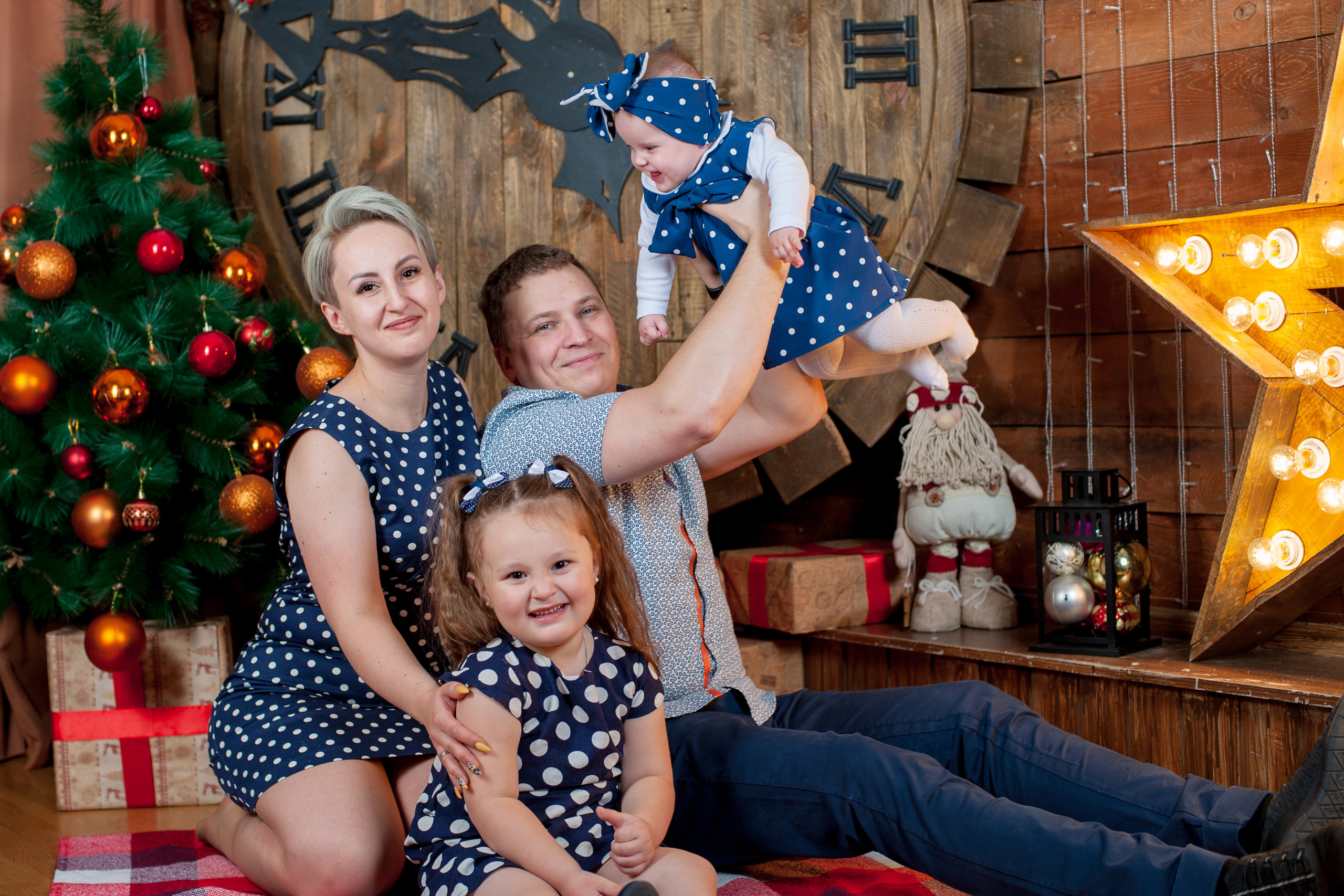 Семейная новогодняя фотосессия Татьяны. Детский фотограф