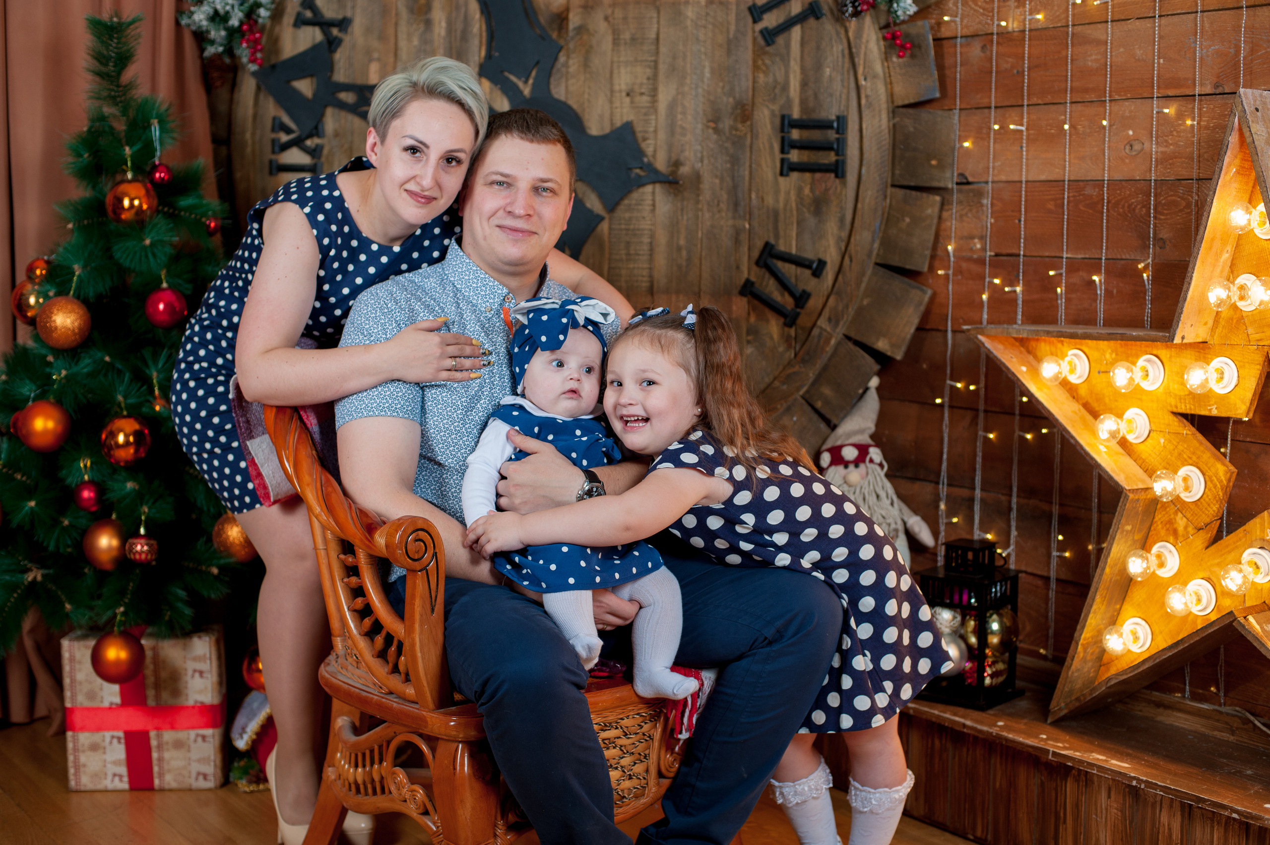 Семейная новогодняя фотосессия Татьяны. Детский фотограф