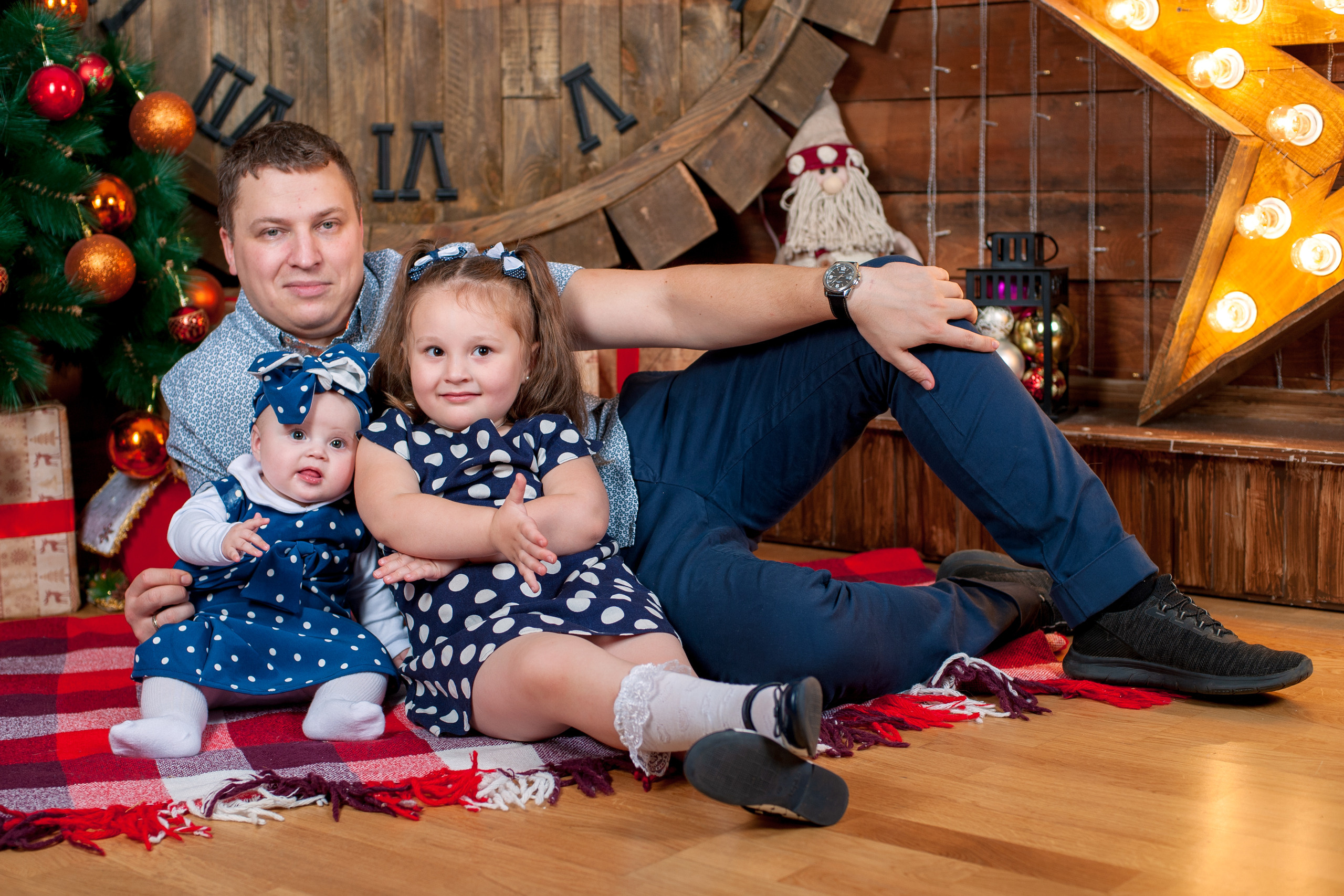 Семейная новогодняя фотосессия Татьяны. Детский фотограф