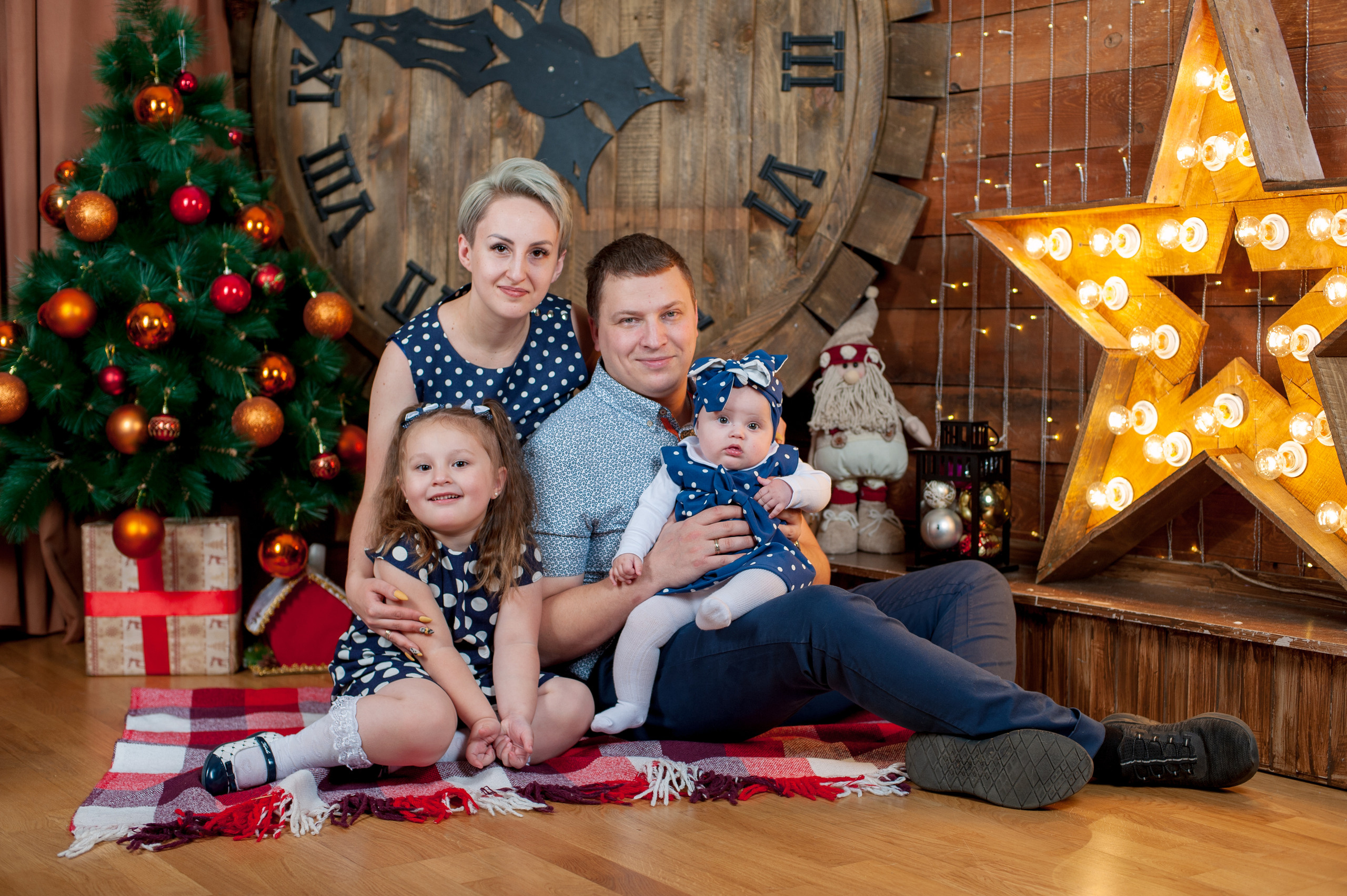 Семейная новогодняя фотосессия Татьяны. Детский фотограф