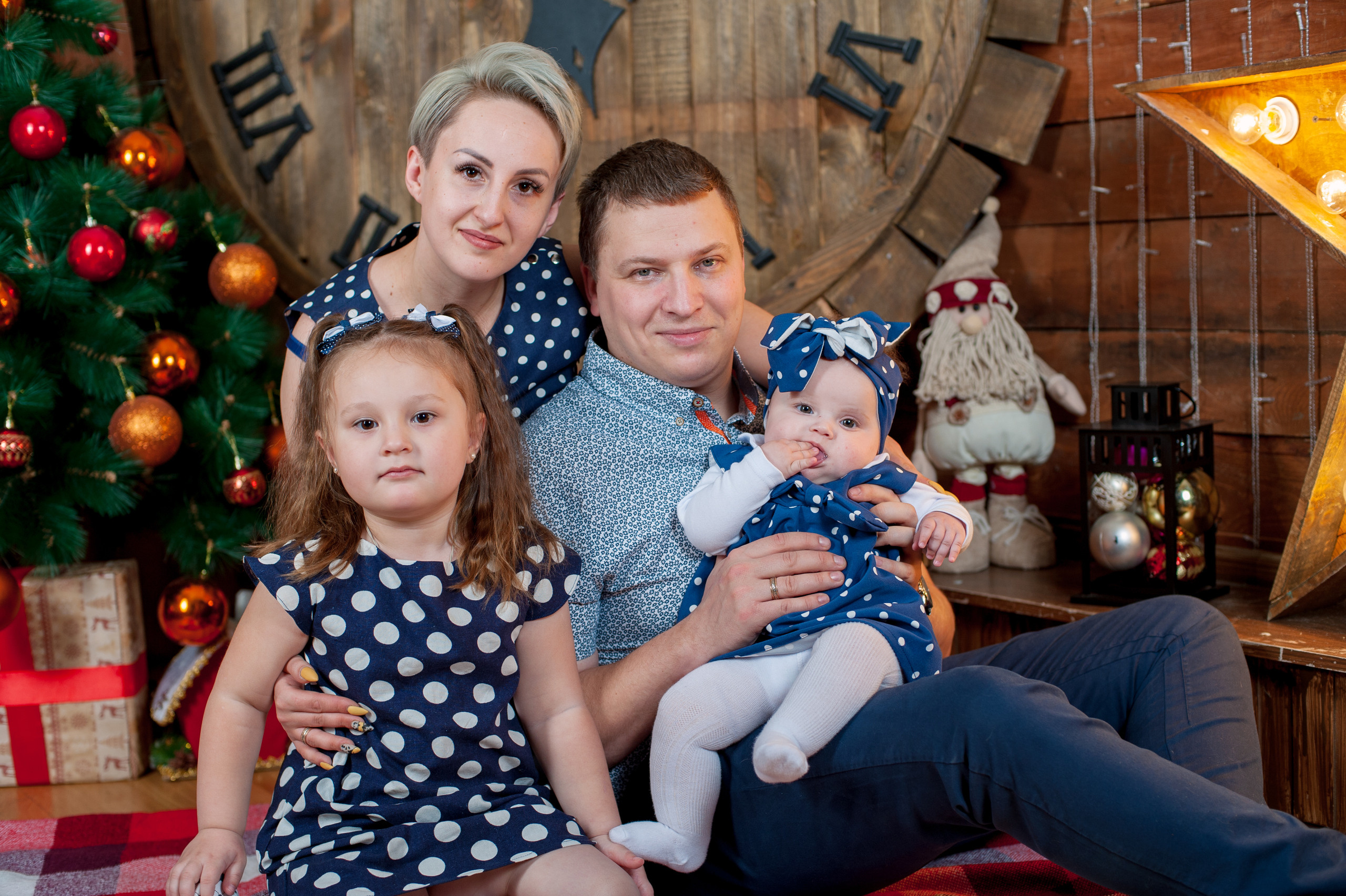Семейная новогодняя фотосессия Татьяны. Детский фотограф