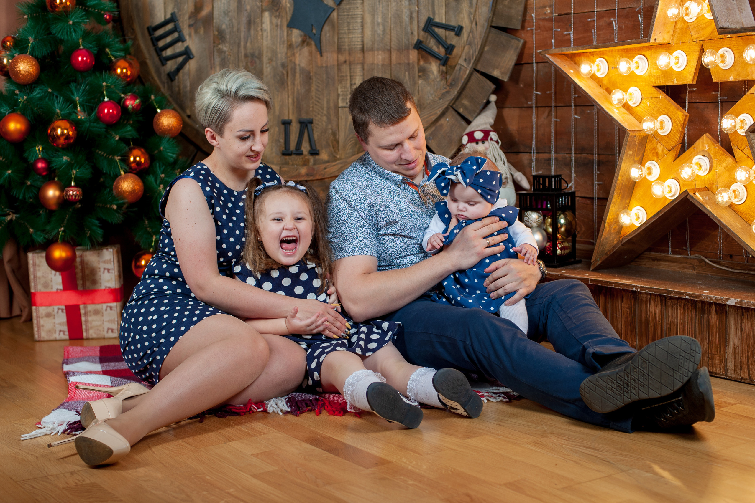 Семейная новогодняя фотосессия Татьяны. Детский фотограф