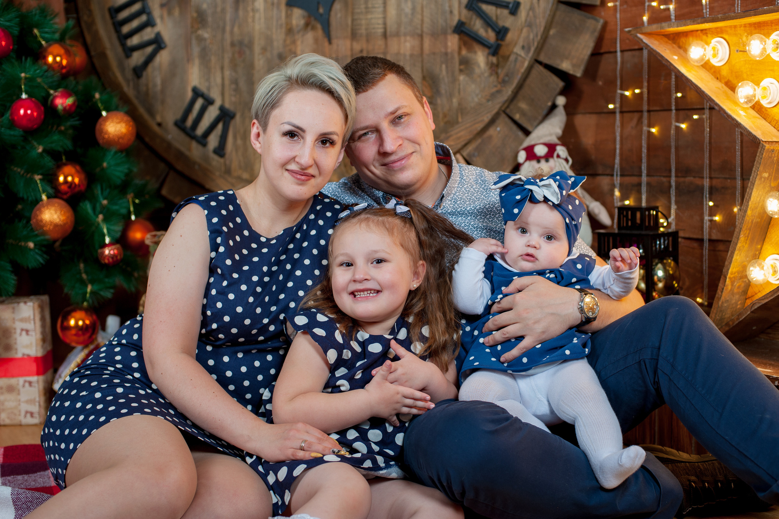 Семейная новогодняя фотосессия Татьяны. Детский фотограф