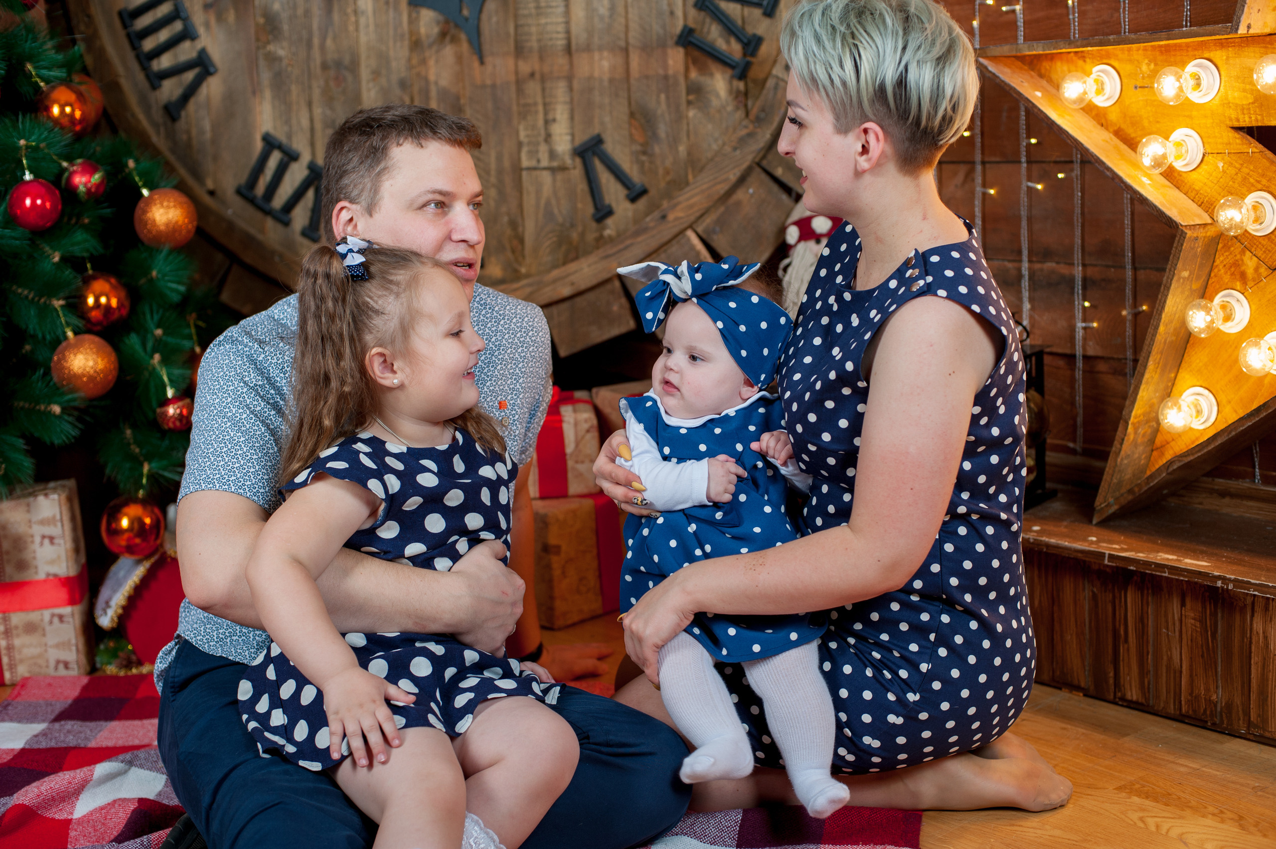 Семейная новогодняя фотосессия Татьяны. Детский фотограф