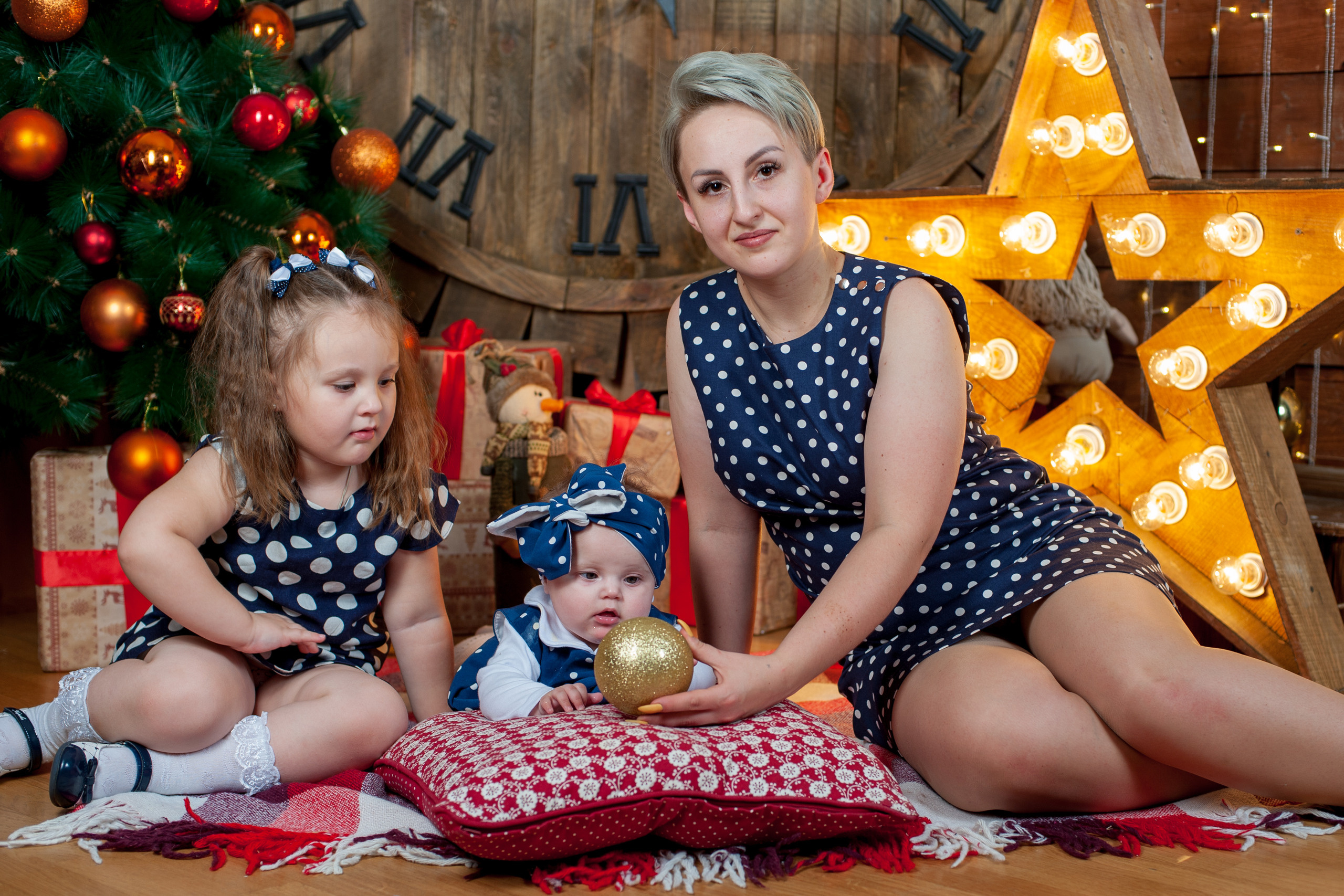Семейная новогодняя фотосессия Татьяны. Детский фотограф
