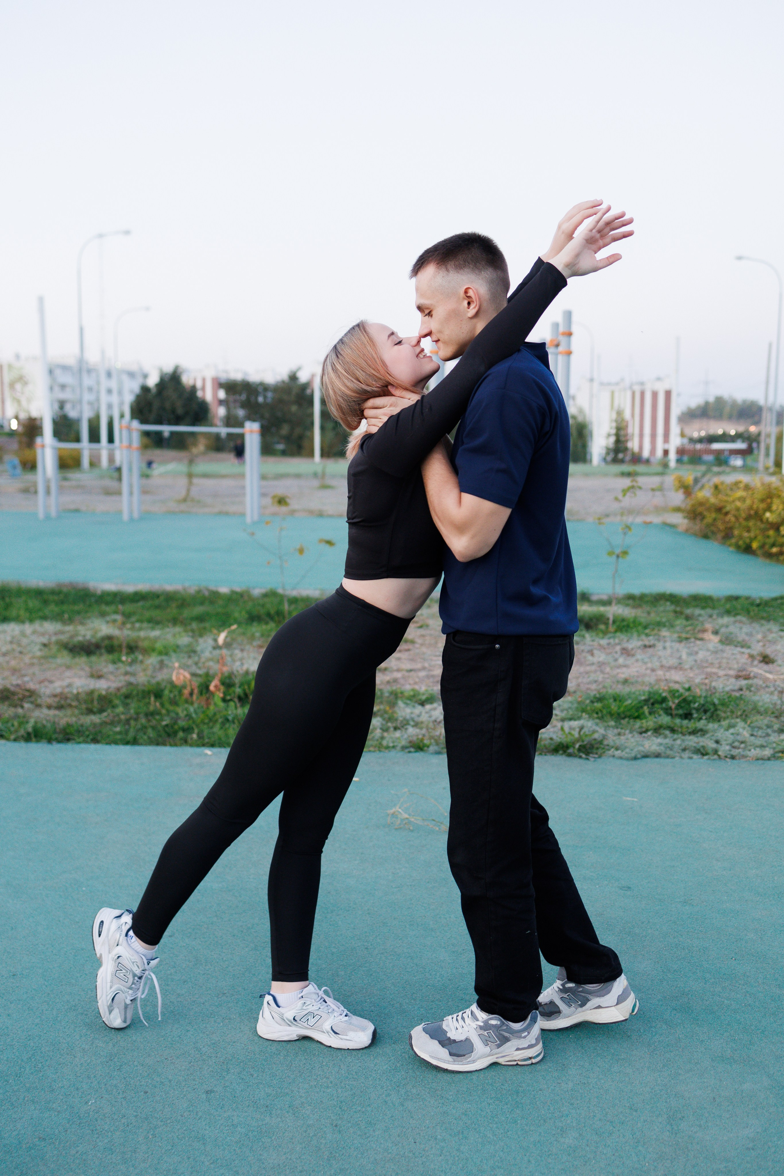 На спорт площадке (Настя+Игорь). Photograph Svetlana Volkova