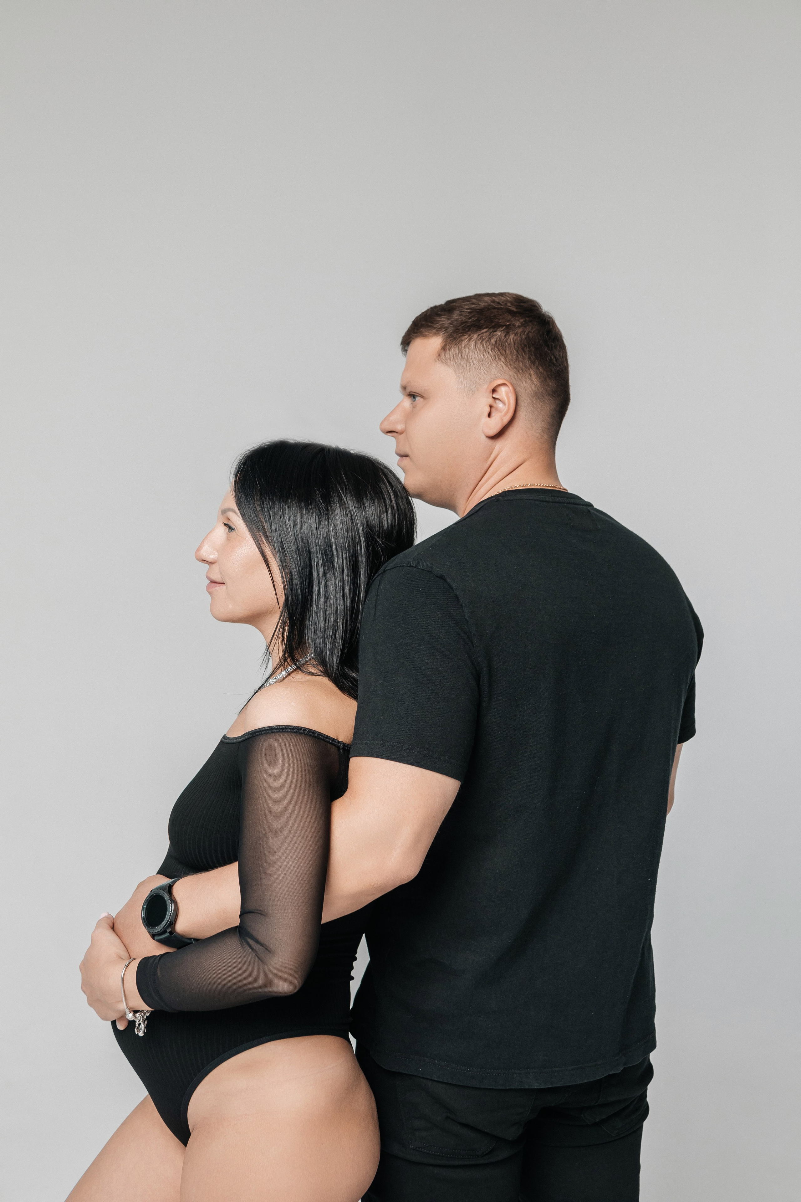 Семейная фотосессия в фотостудии. Свадебный и семейный фотограф Ибрагимова Мария из Екатеринбурга