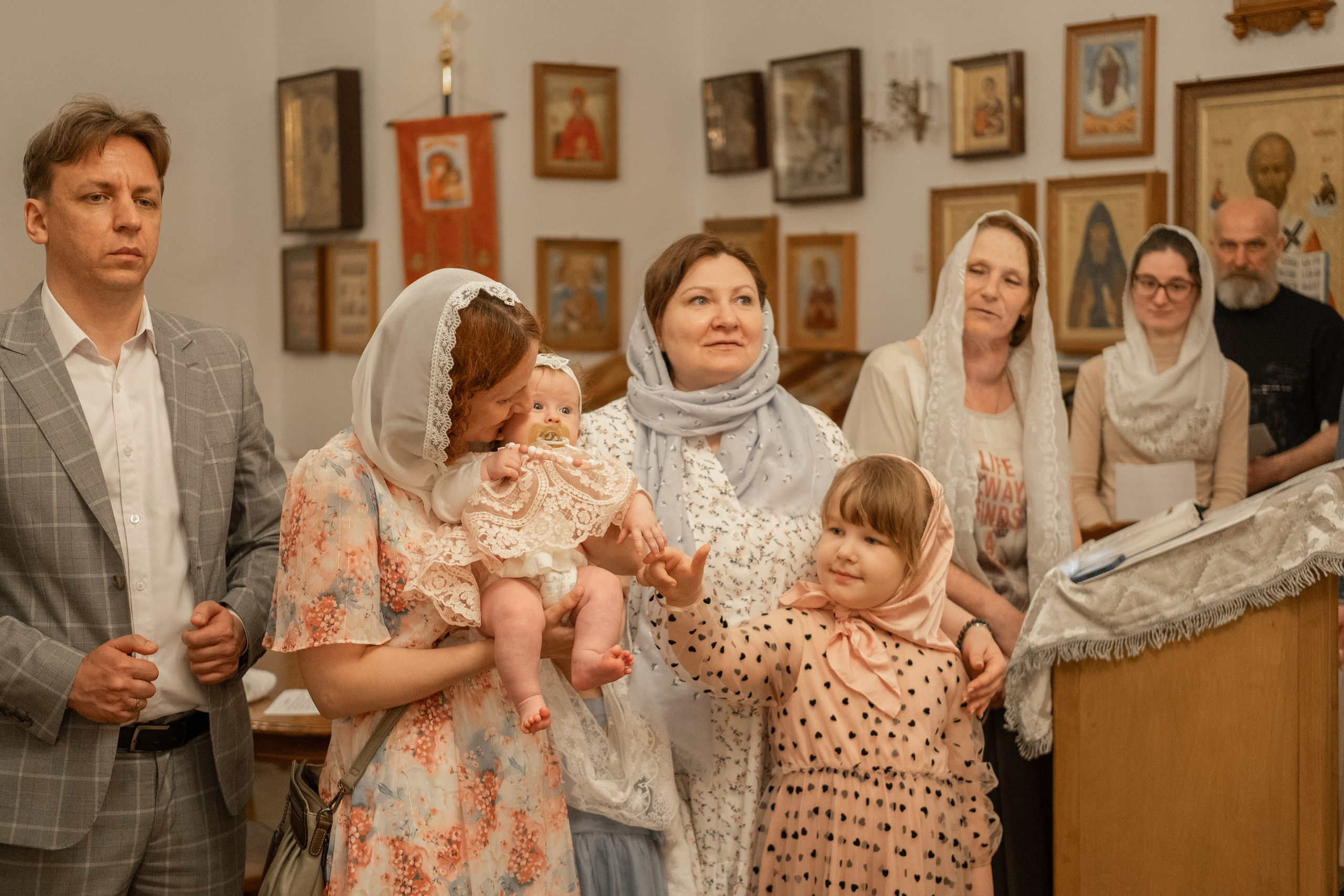 Крещение Златы. Фотограф новорождённых в Санкт-Петербурге Надежда Турченко