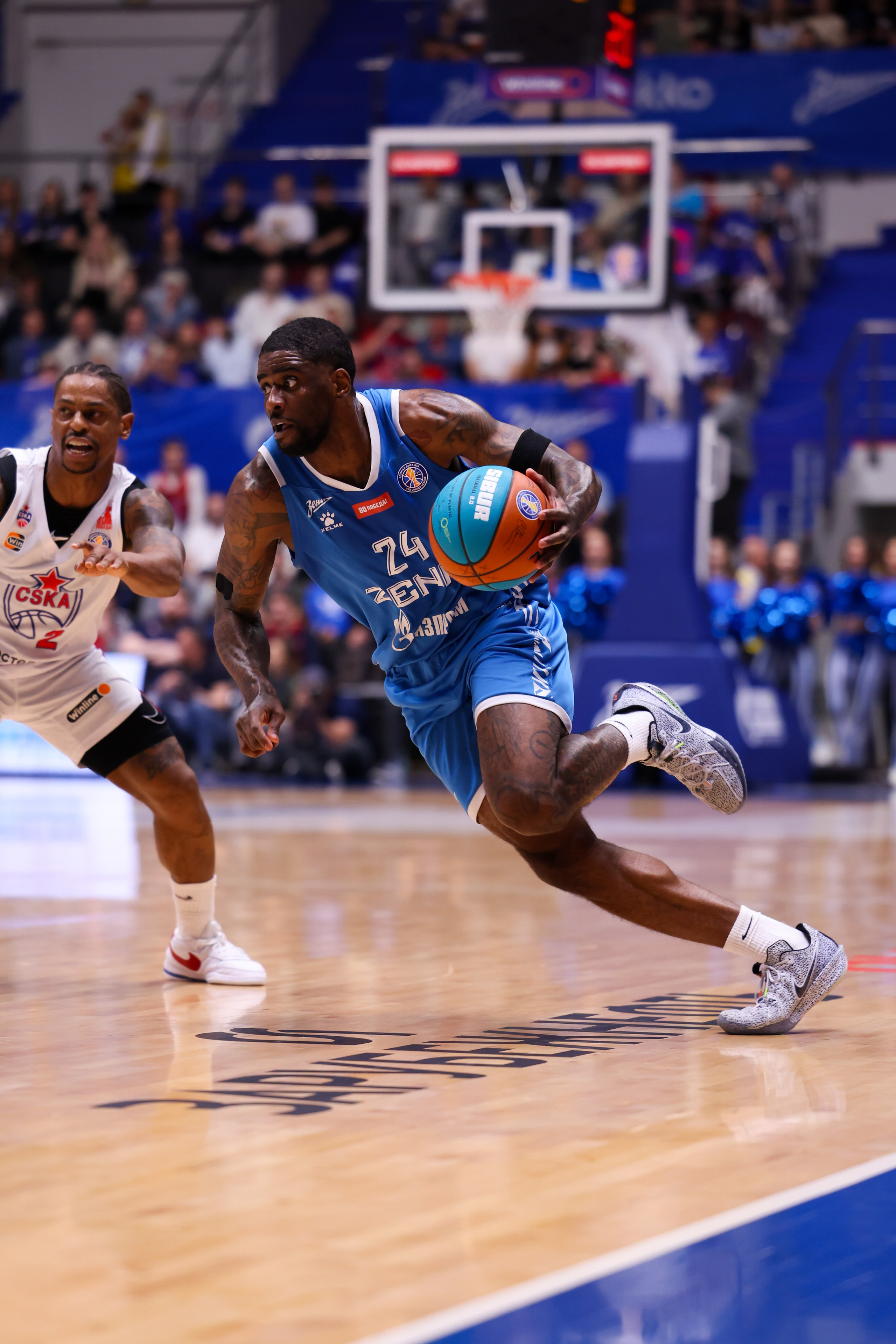 БК «Зенит» — БК «ЦСКА» финал ЕЛ ВТБ 1 игра 27.05.2025. Спортивный и репортажный фотограф Антон Тереханов
