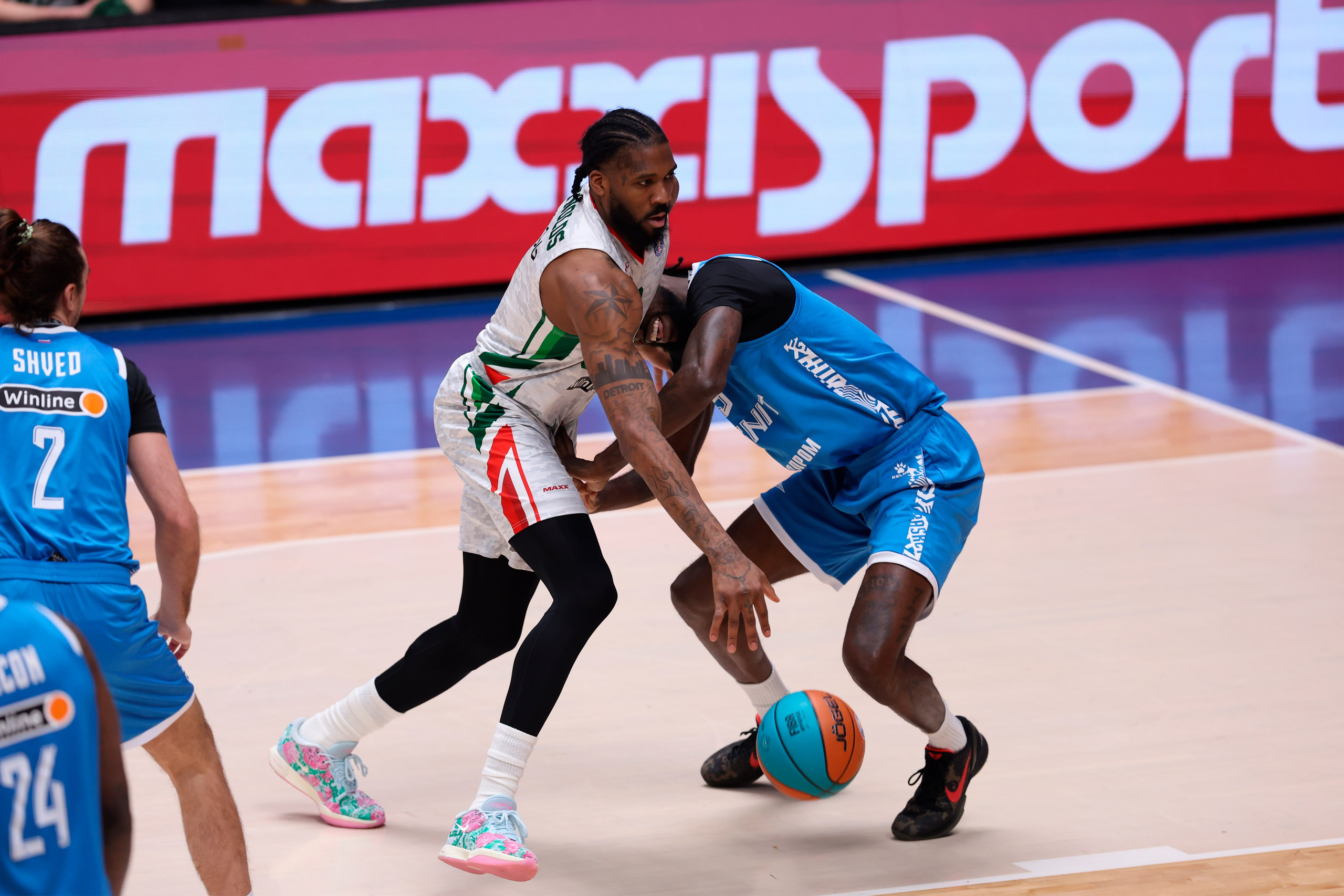 БК Зенит — БК Уникс 13.02.2025. Спортивный и репортажный фотограф Антон Тереханов