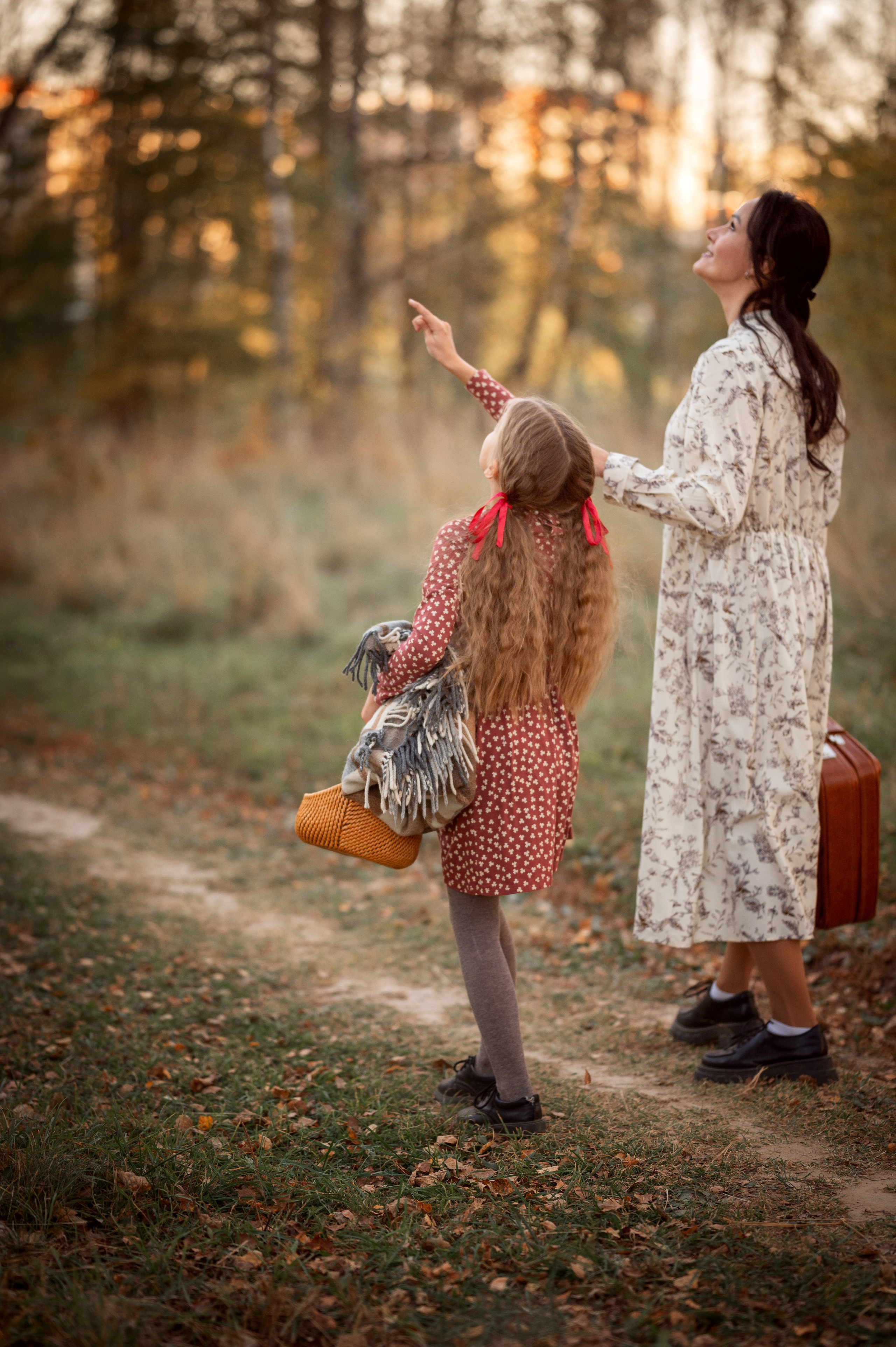 Самая красивая прогулка мамы и дочки. Фотограф новорождённых, семейный, школьный в городе Калуге Евгения