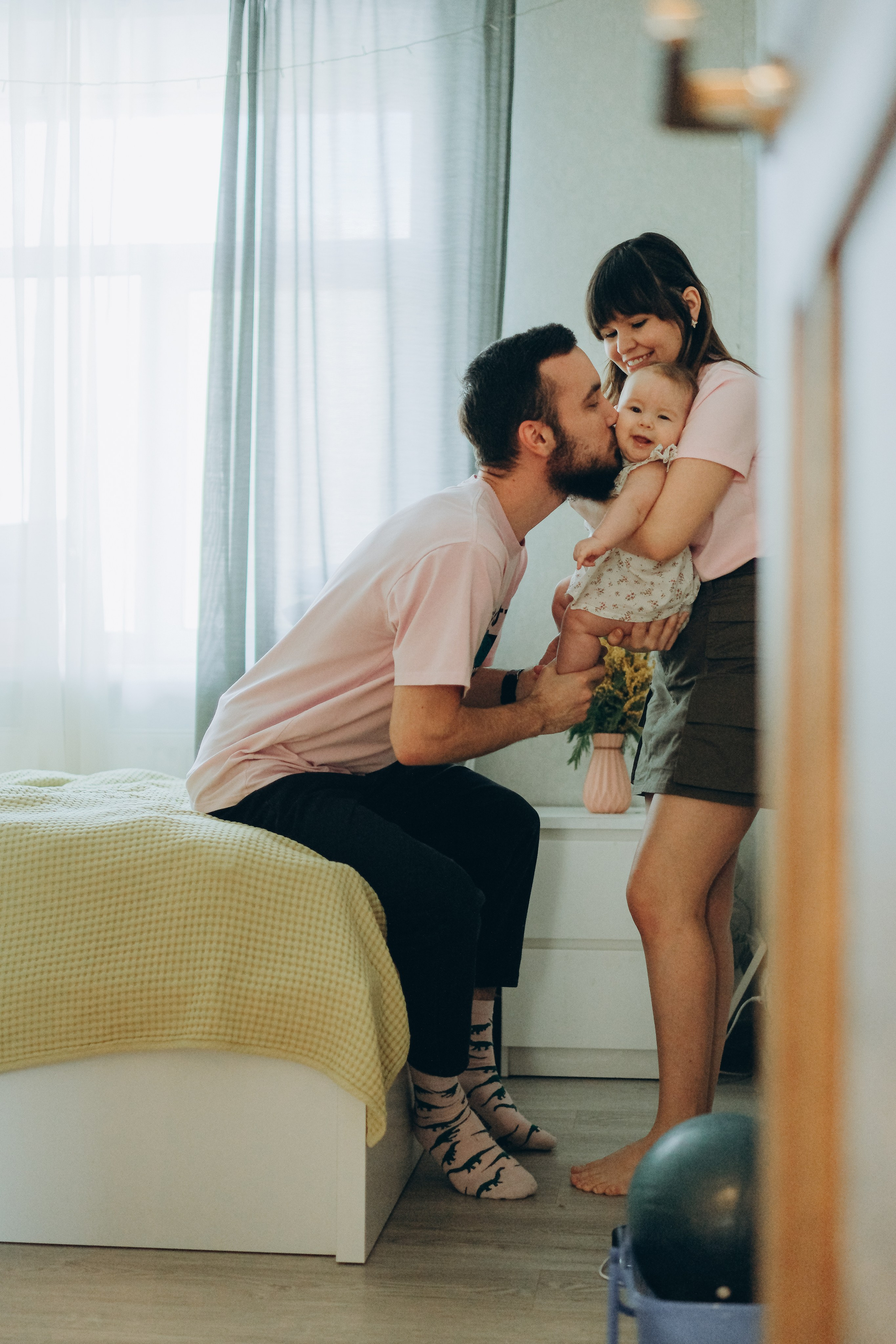 Фотосессия для малышей, домашняя фотосессия для детей. Ньюборн и детский фотограф в Москве Шигина Марина