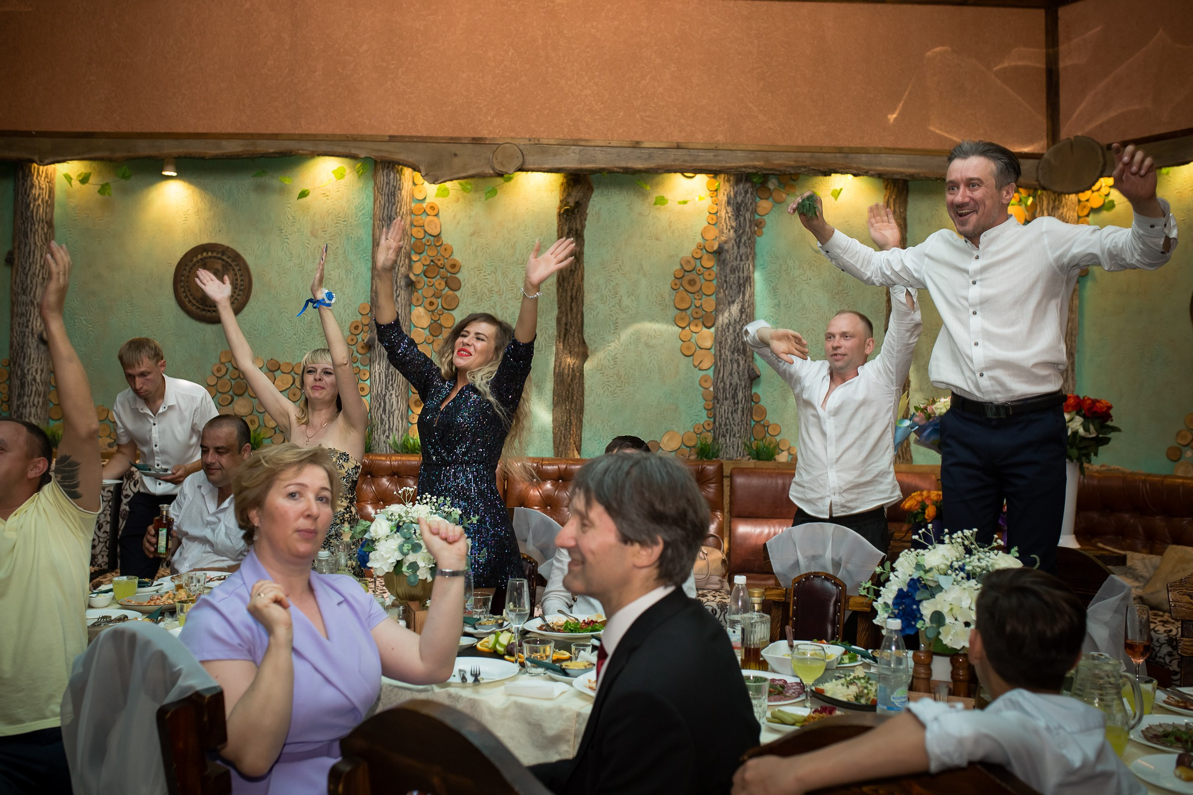 Банкет. Свадебная фотосъёмка в Москве, Туле