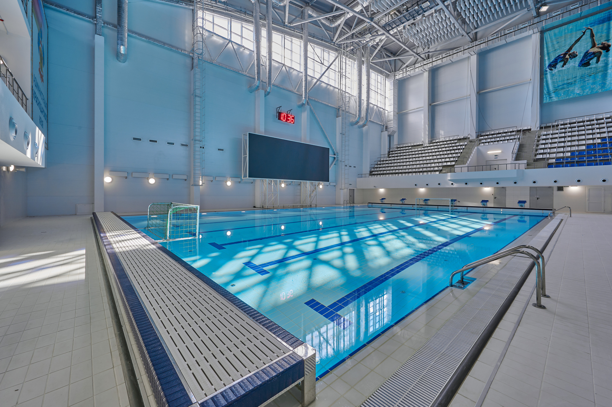 Спортивный водный комплекс. Интерьерный фотограф в Краснодаре