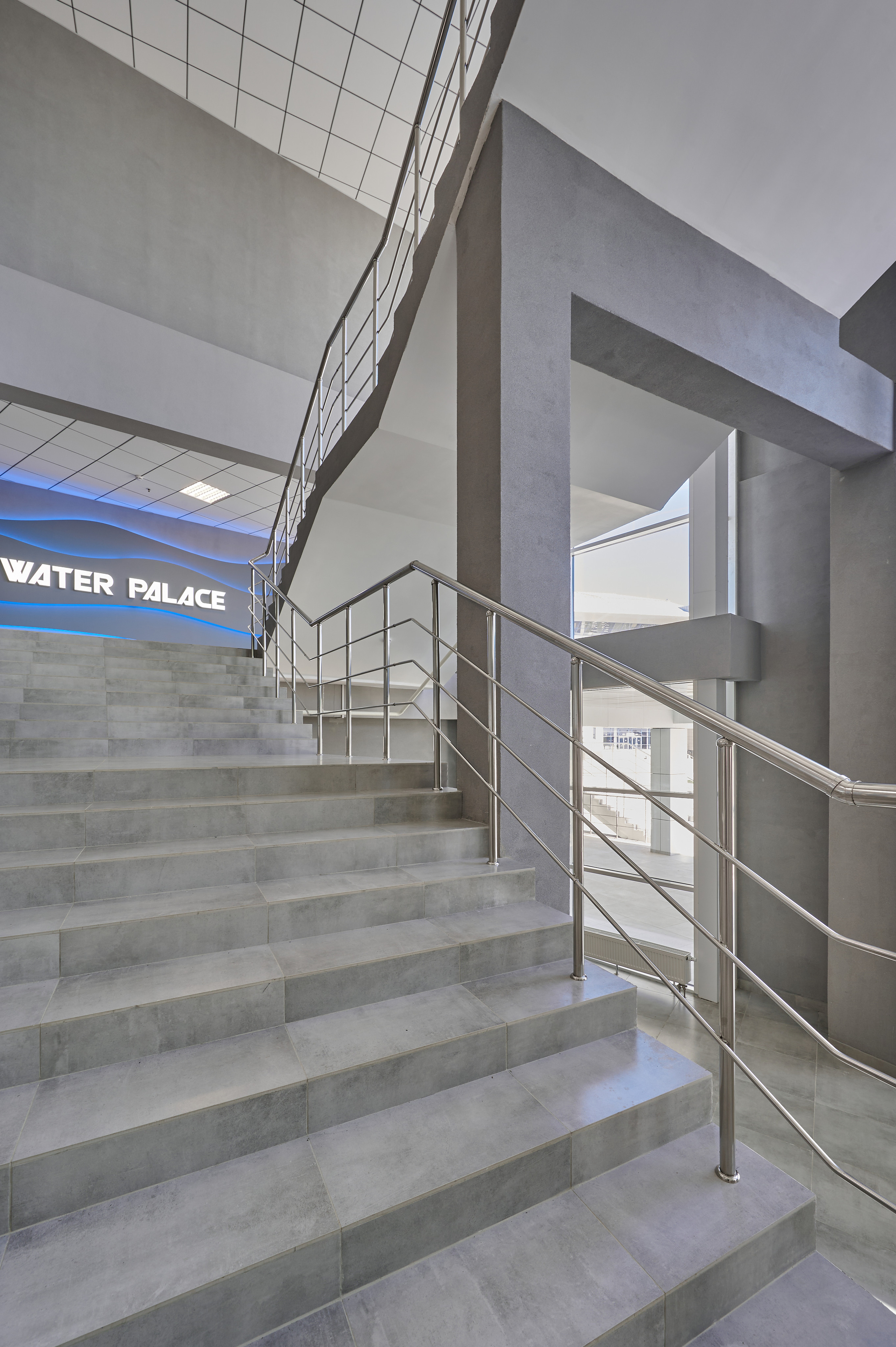 Спортивный водный комплекс. Интерьерный фотограф в Краснодаре