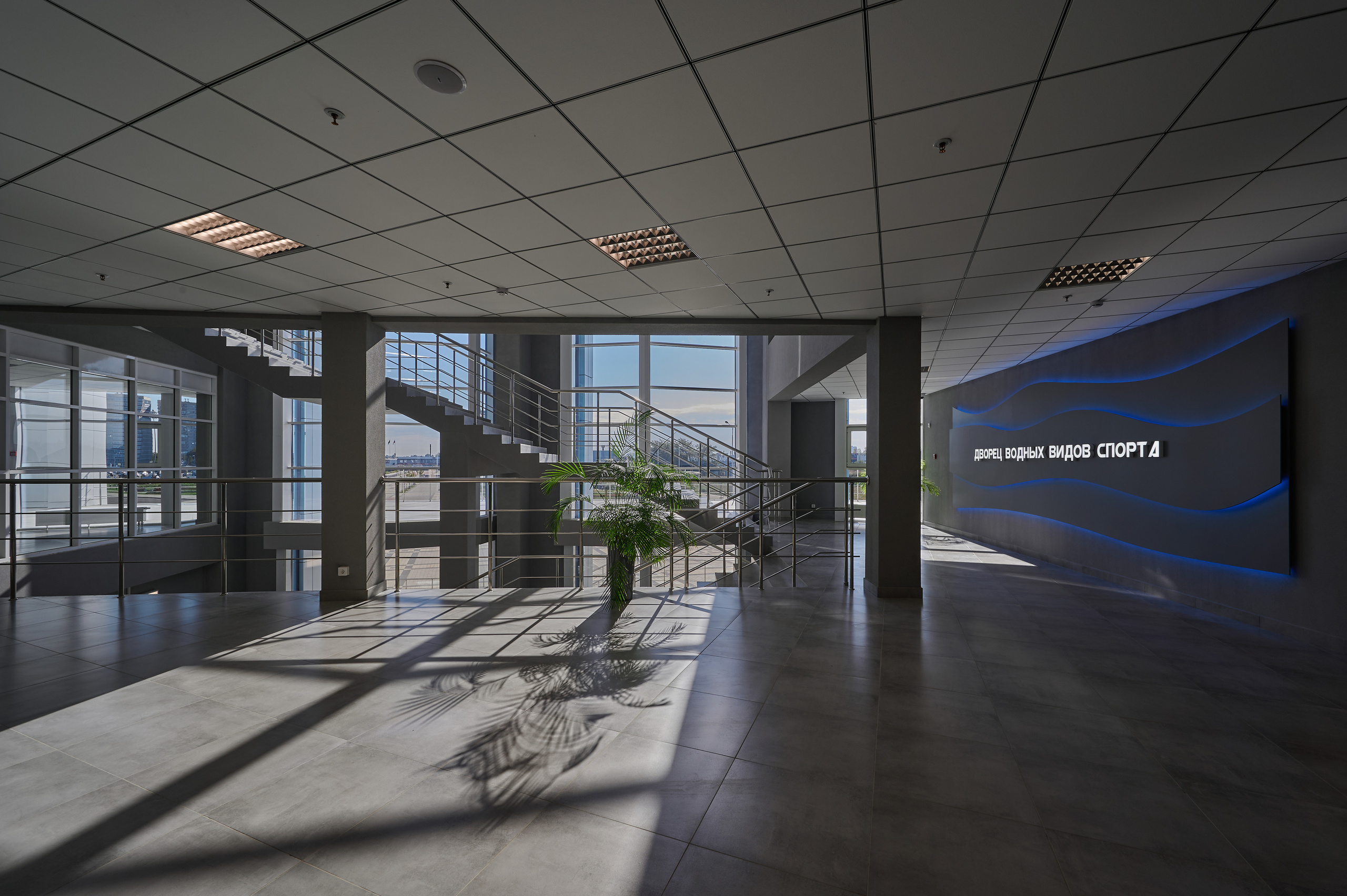 Спортивный водный комплекс. Интерьерный фотограф в Краснодаре