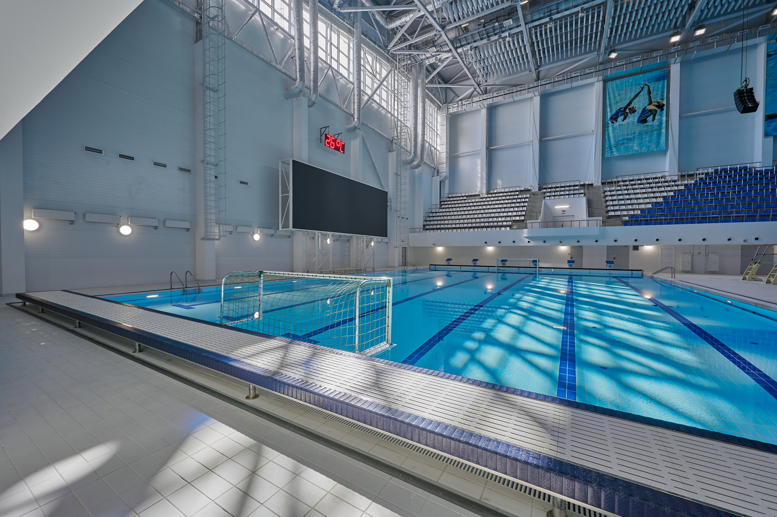 Спортивный водный комплекс. Интерьерный фотограф в Краснодаре