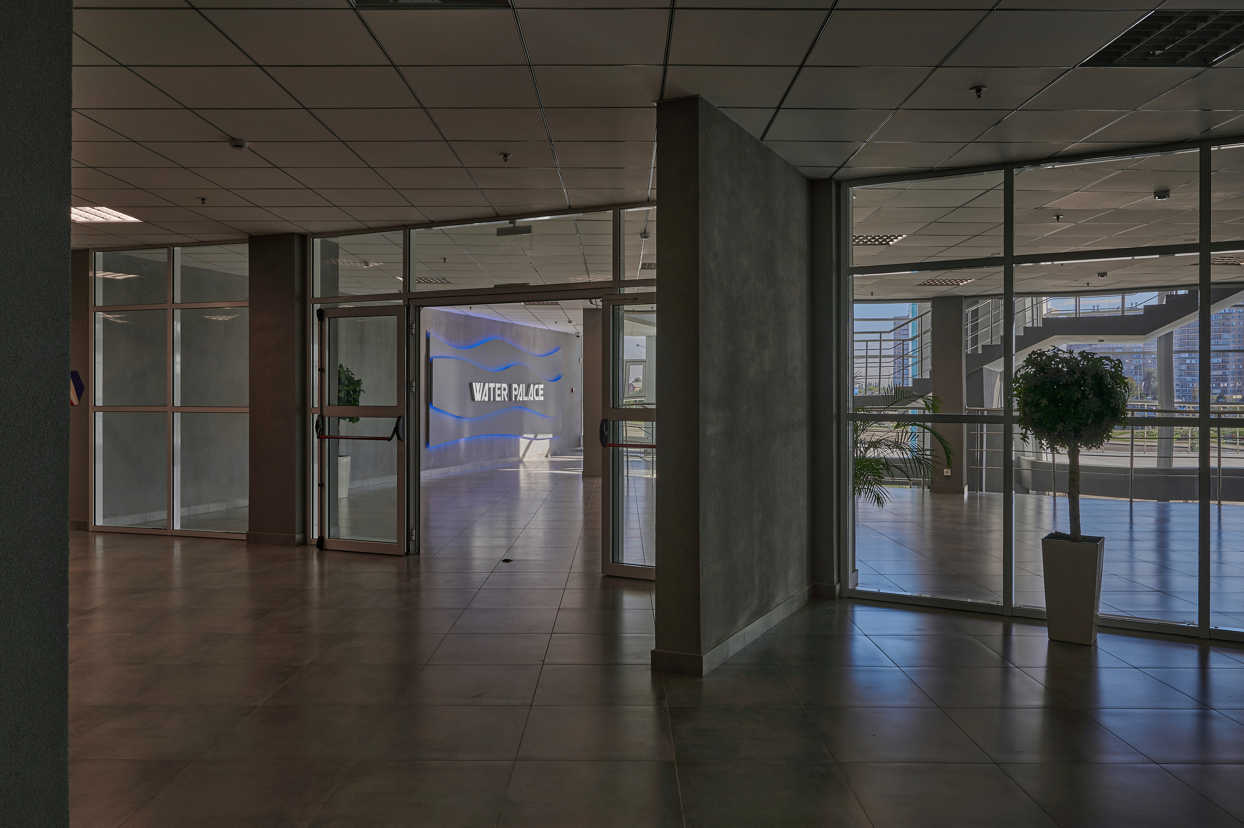 Спортивный водный комплекс. Интерьерный фотограф в Краснодаре