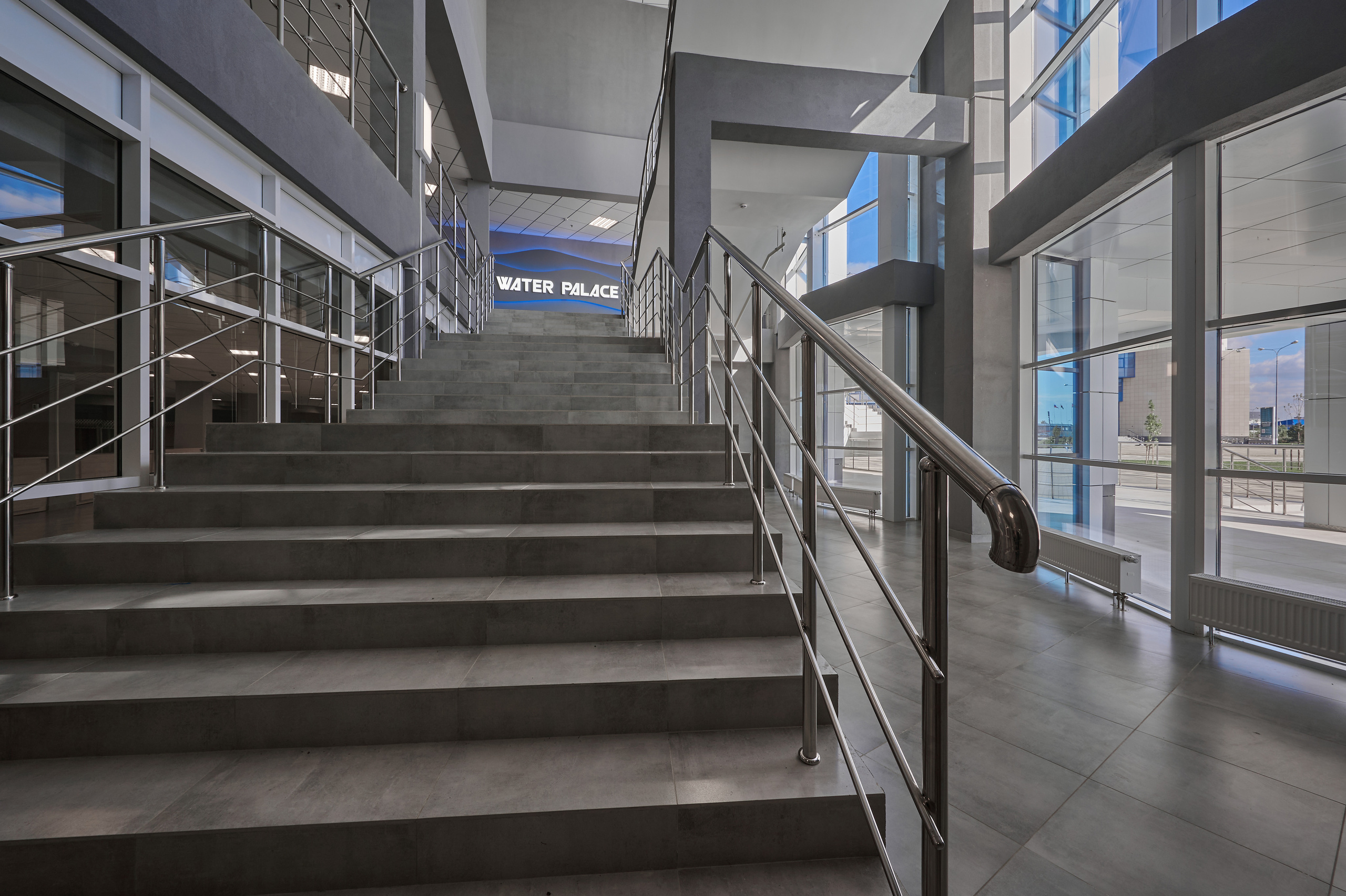 Спортивный водный комплекс. Интерьерный фотограф в Краснодаре