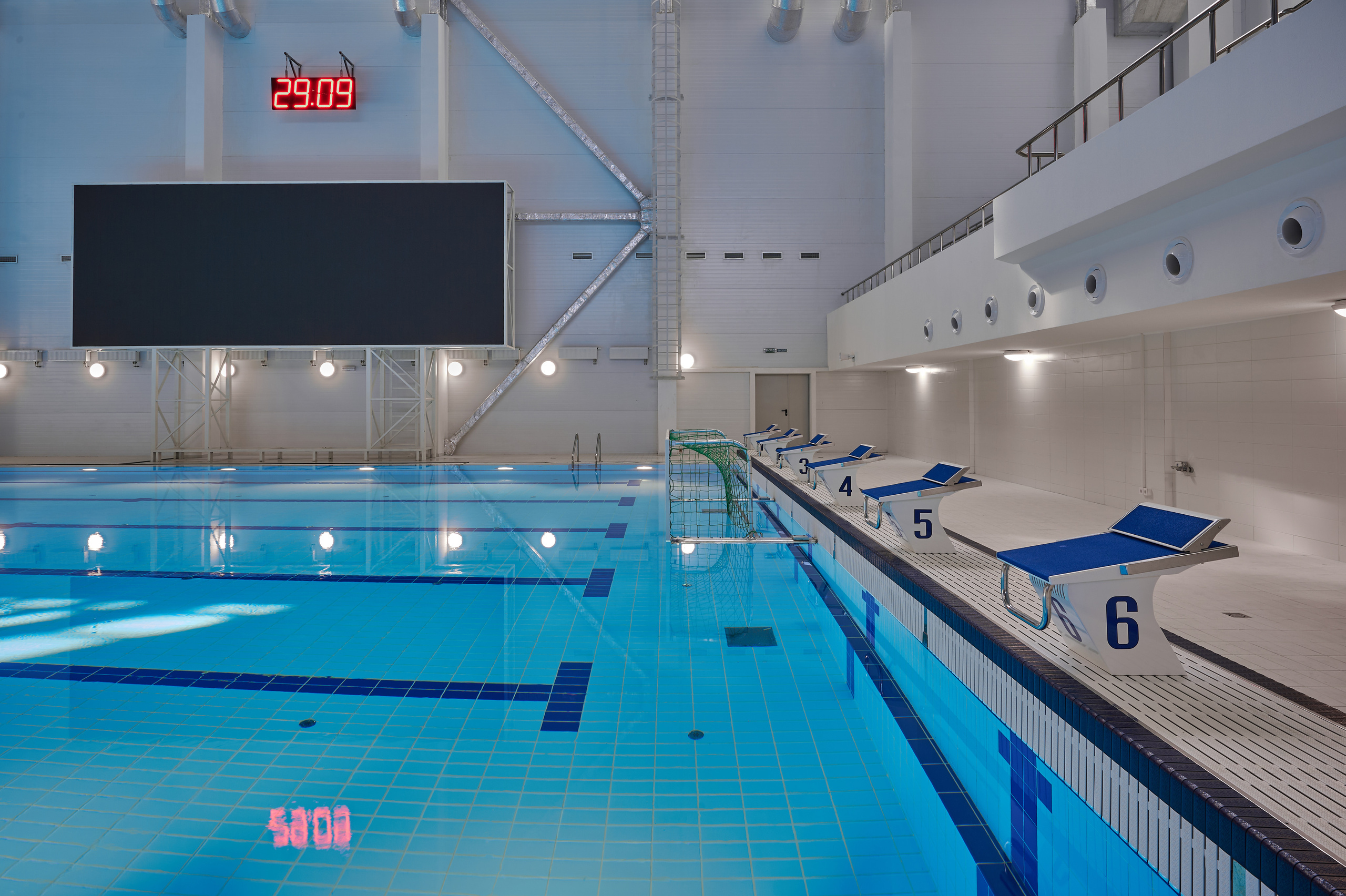 Спортивный водный комплекс. Интерьерный фотограф в Краснодаре