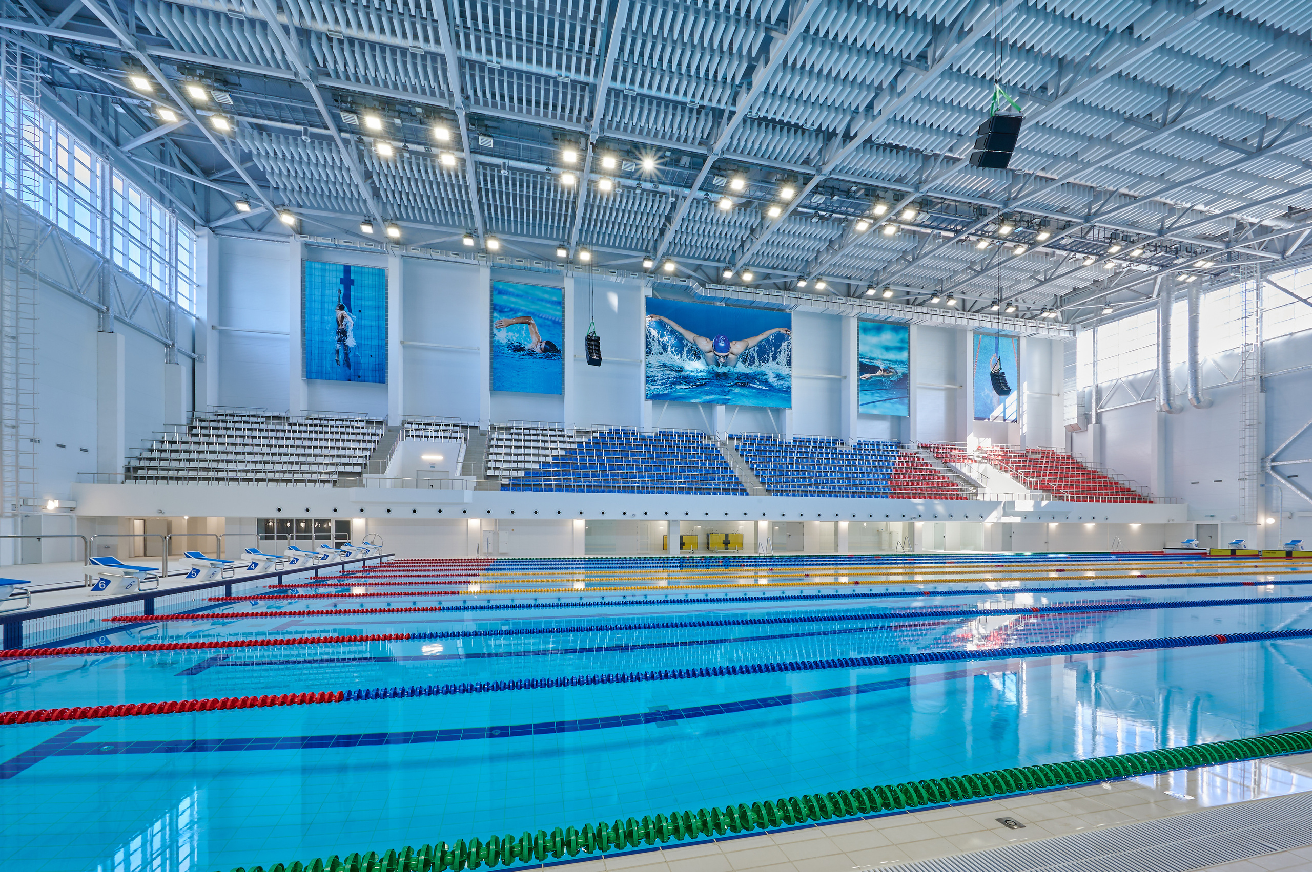 Спортивный водный комплекс. Интерьерный фотограф в Краснодаре